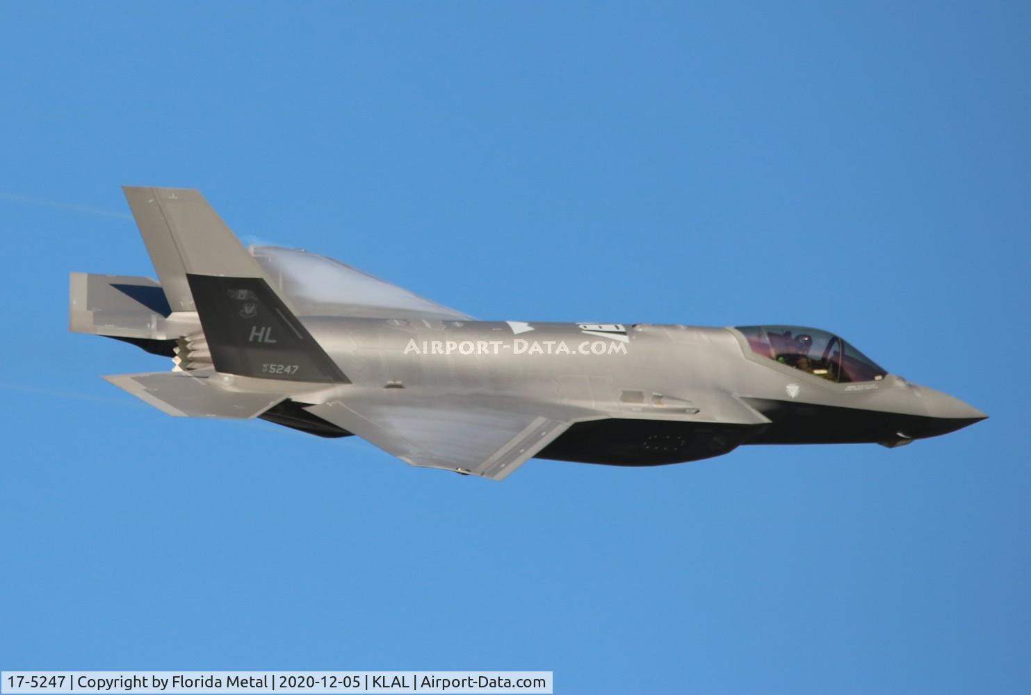 17-5247, 2017 Lockheed Martin F-35A C/N AF-189, USAF F-35A