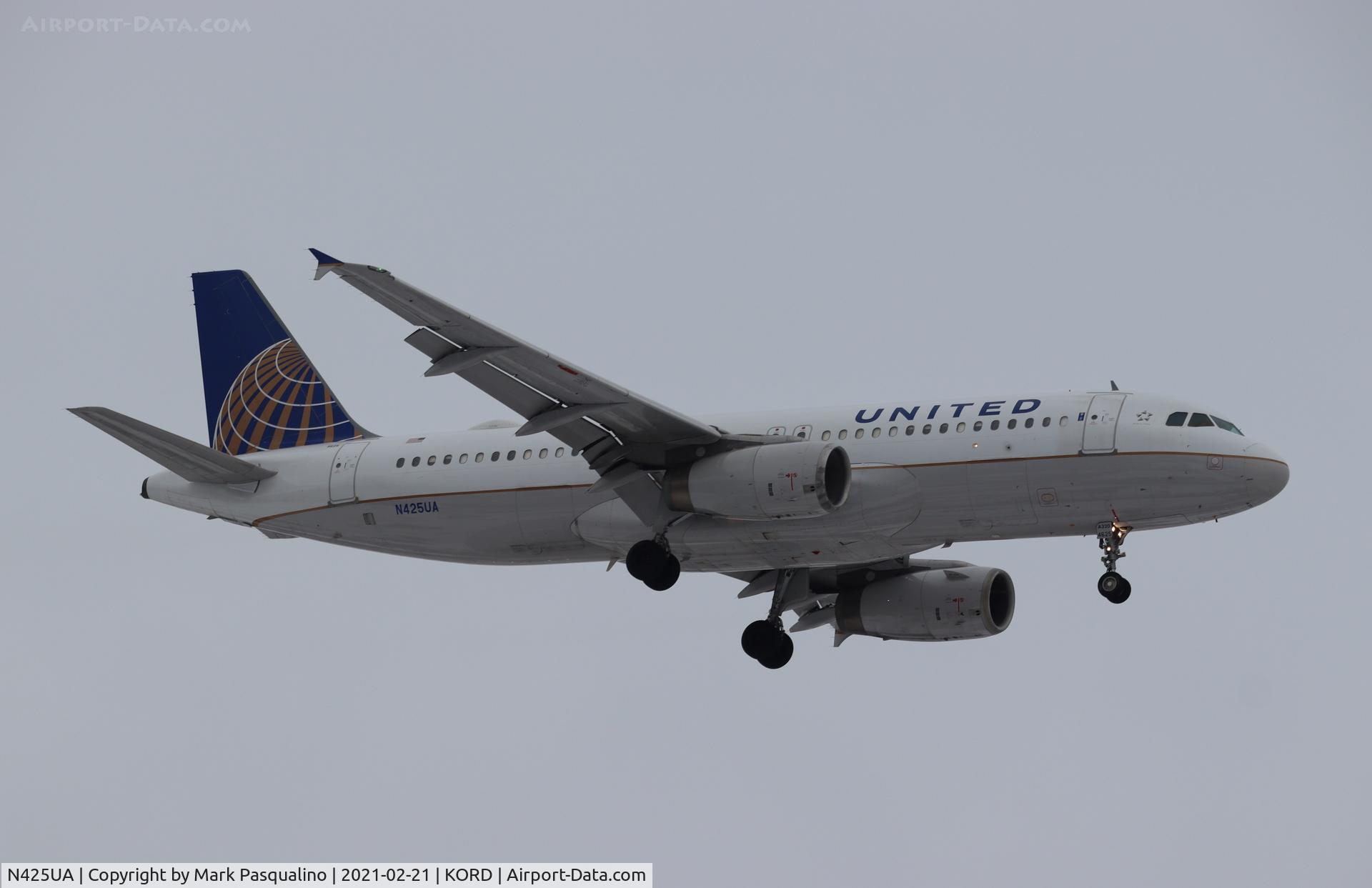 N425UA, 1995 Airbus A320-232 C/N 508, Airbus A320-232