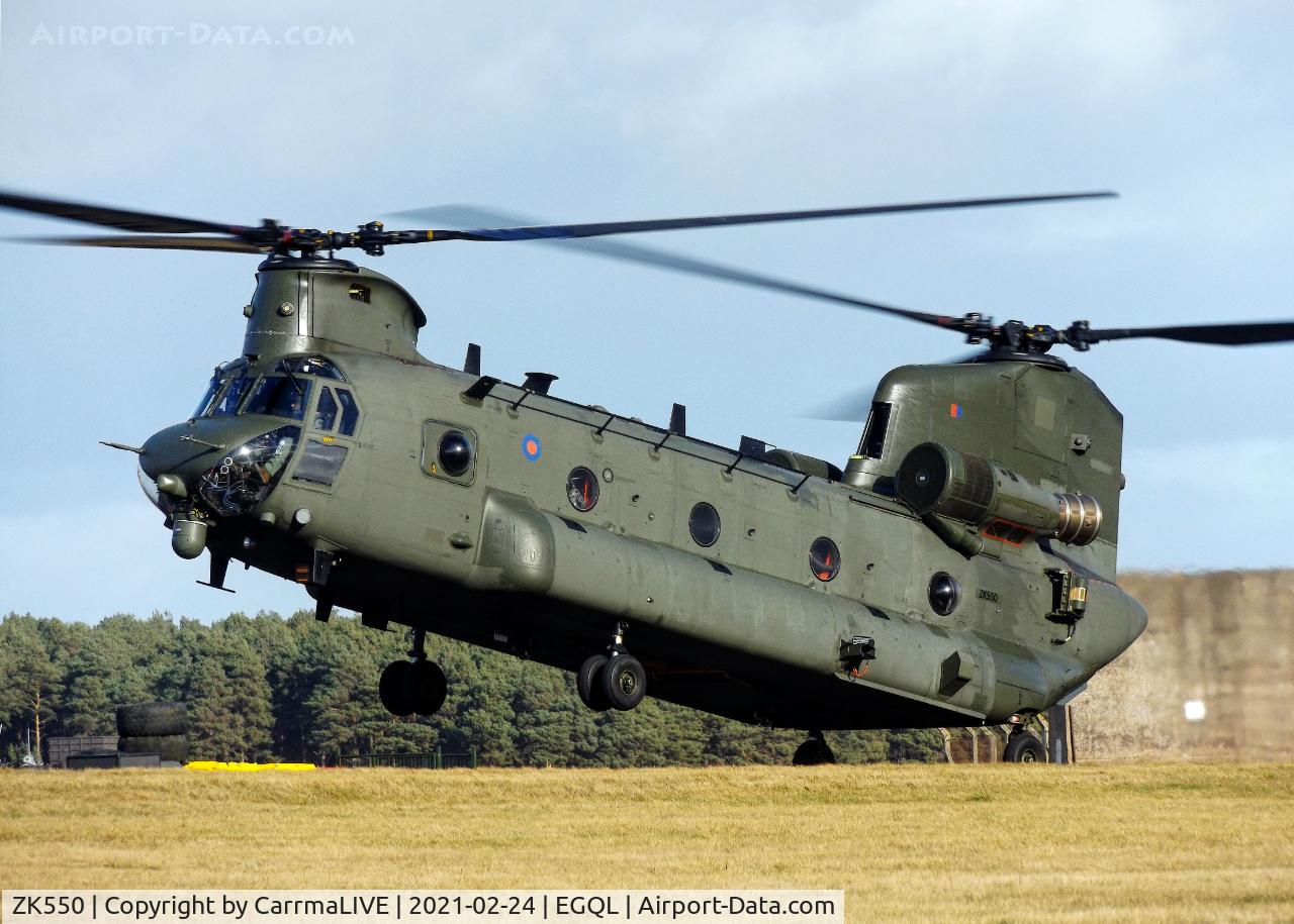 ZK550, 2013 Boeing Chinook HC.6 C/N M7701, No. 7 Squadron - Boeing Chinook HC.6 @ Leuchars Station, Scotland