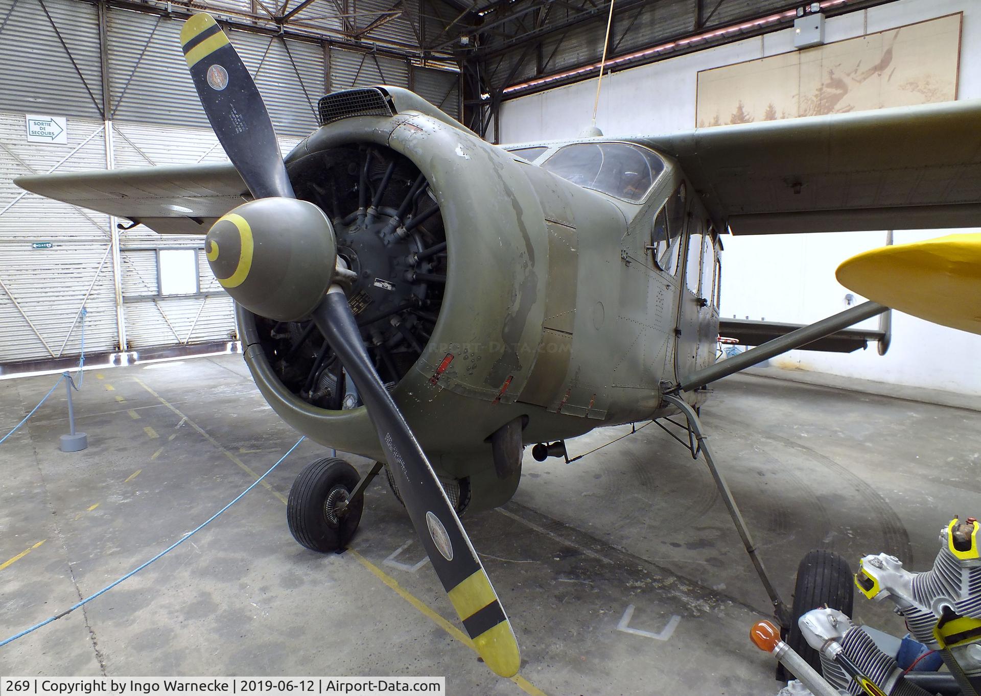 269, Max Holste MH.1521M Broussard C/N 269, Max Holste MH.1521M Broussard at the Musee de l'ALAT et de l'Helicoptere, Dax