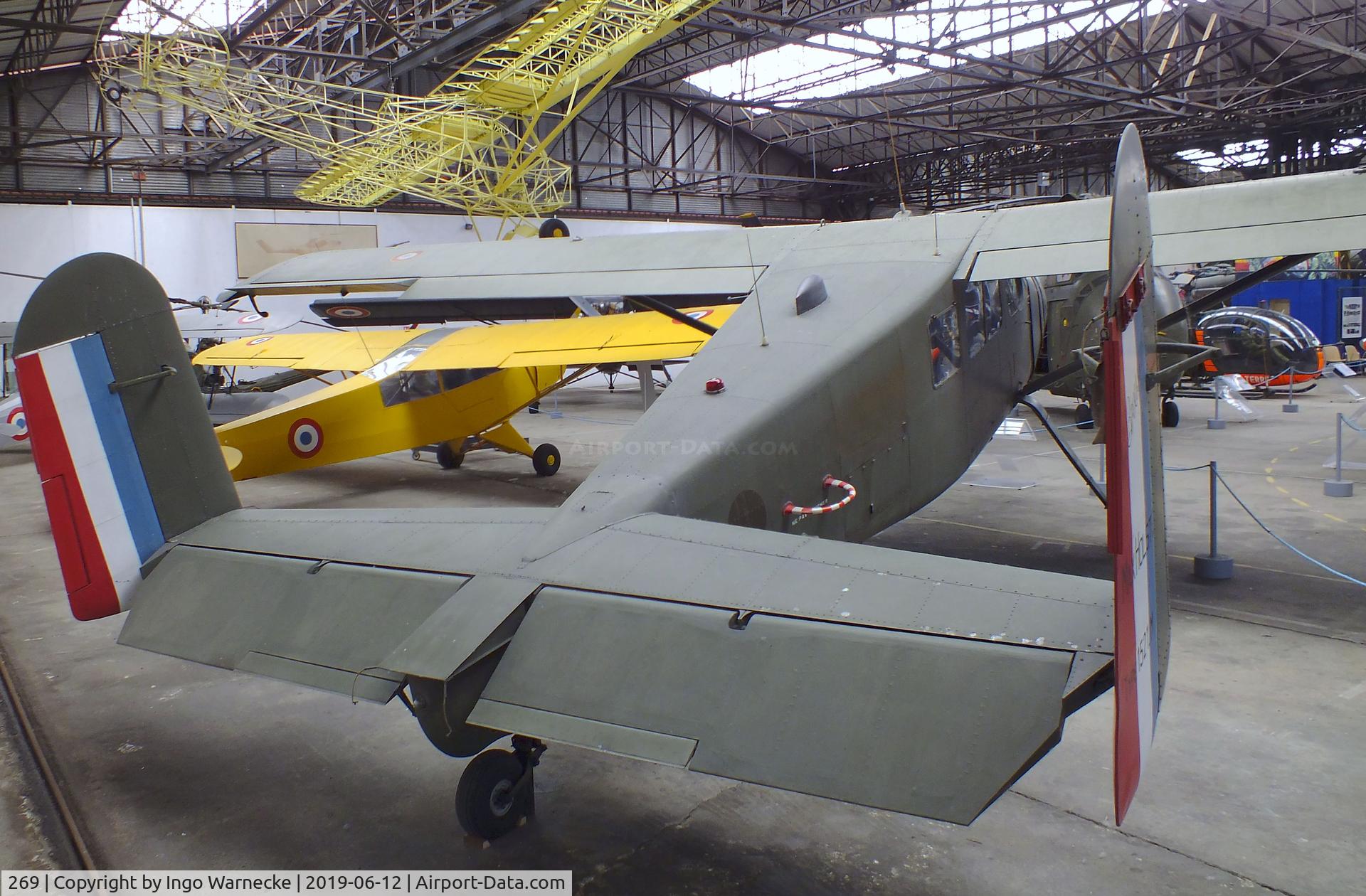 269, Max Holste MH.1521M Broussard C/N 269, Max Holste MH.1521M Broussard at the Musee de l'ALAT et de l'Helicoptere, Dax