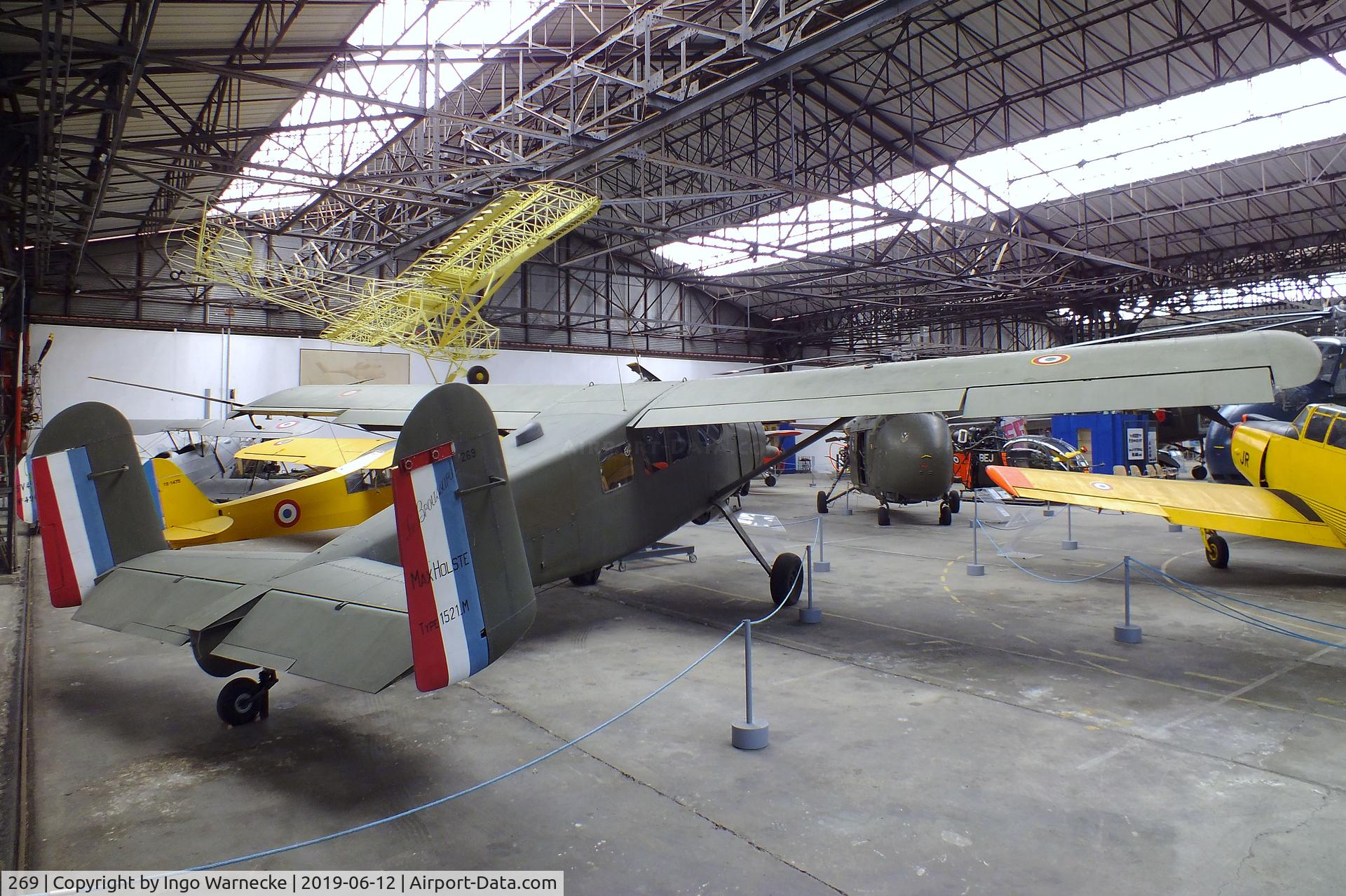 269, Max Holste MH.1521M Broussard C/N 269, Max Holste MH.1521M Broussard at the Musee de l'ALAT et de l'Helicoptere, Dax