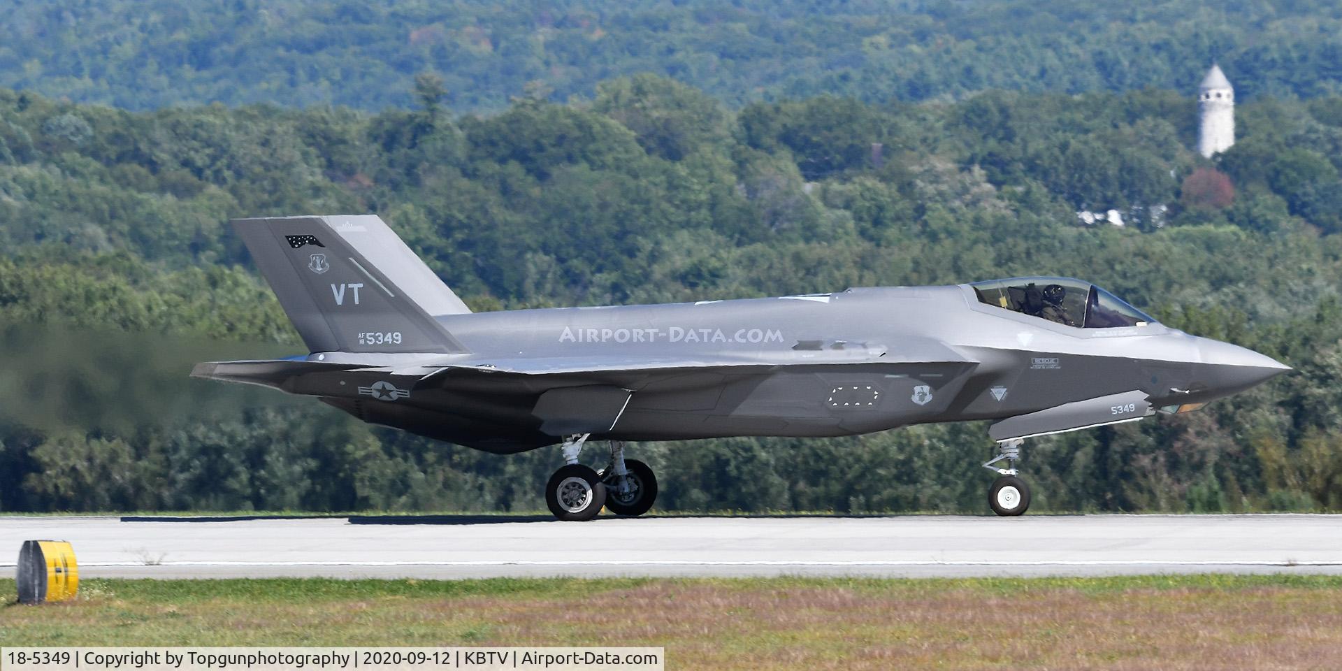 18-5349, 2017 Lockheed Martin F-35A Lightning II C/N AF-240, 158th FW takes off for an afternoon sortie.