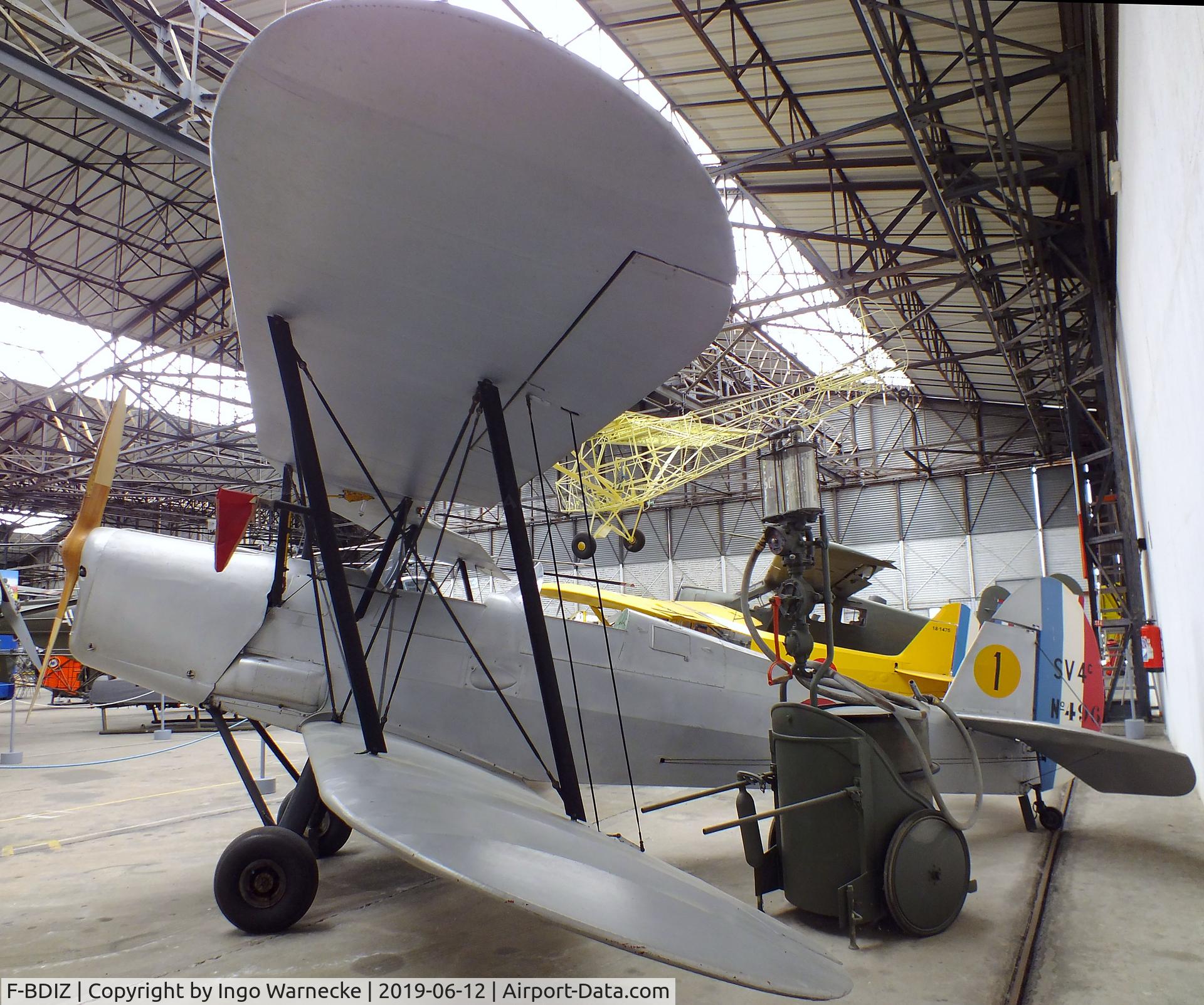 F-BDIZ, Stampe-Vertongen SV-4A C/N 496, Stampe-Vertongen SV-4C at the Musee de l'ALAT et de l'Helicoptere, Dax