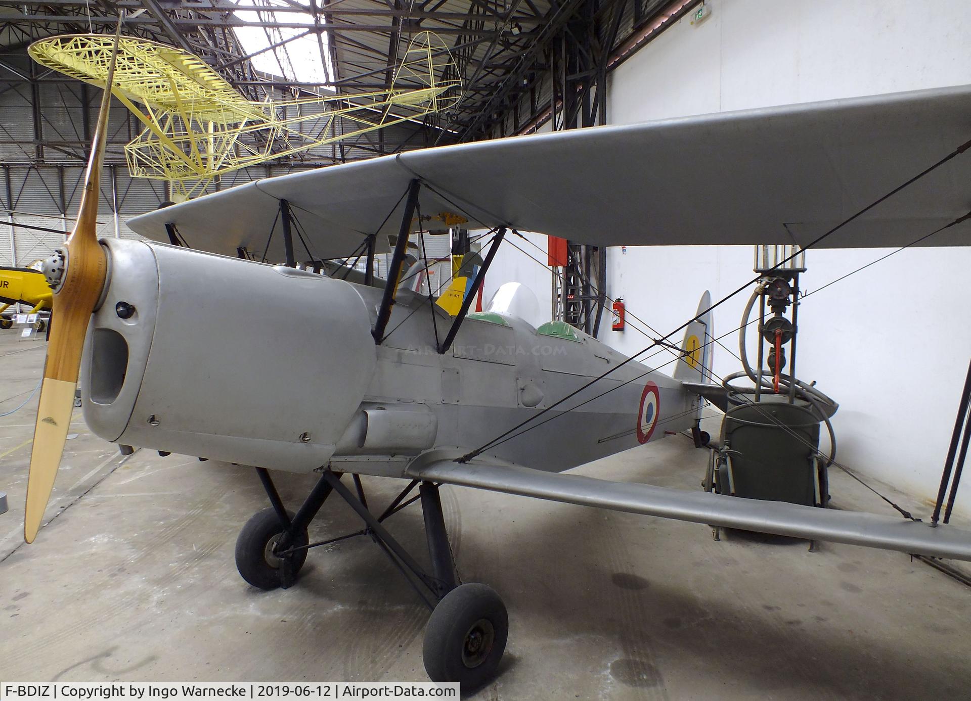 F-BDIZ, Stampe-Vertongen SV-4A C/N 496, Stampe-Vertongen SV-4C at the Musee de l'ALAT et de l'Helicoptere, Dax