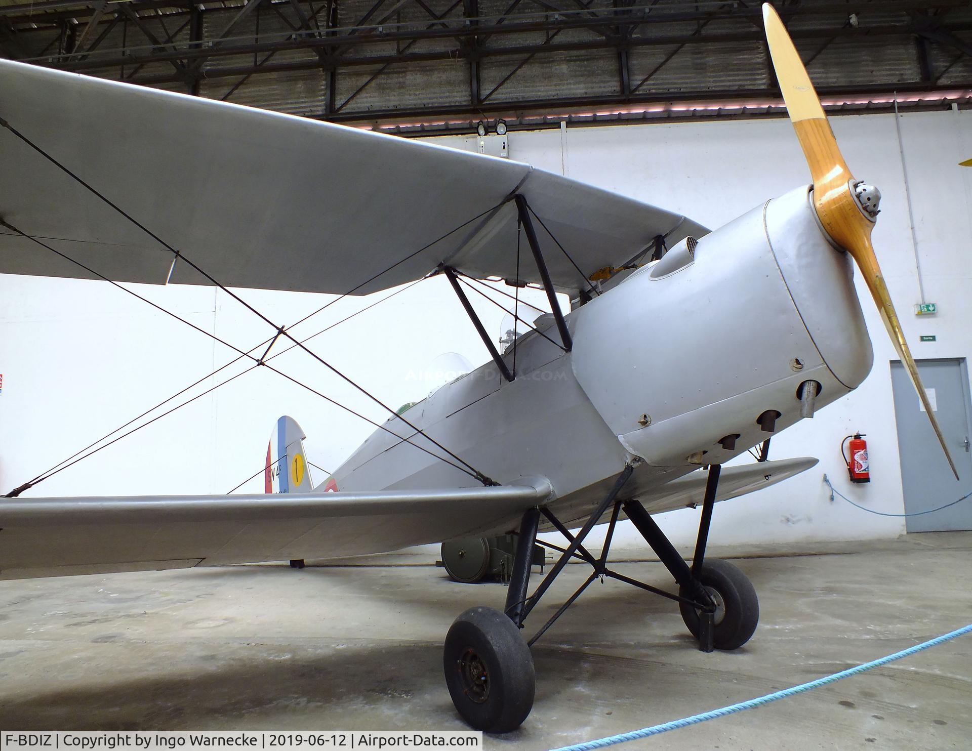 F-BDIZ, Stampe-Vertongen SV-4A C/N 496, Stampe-Vertongen SV-4C at the Musee de l'ALAT et de l'Helicoptere, Dax