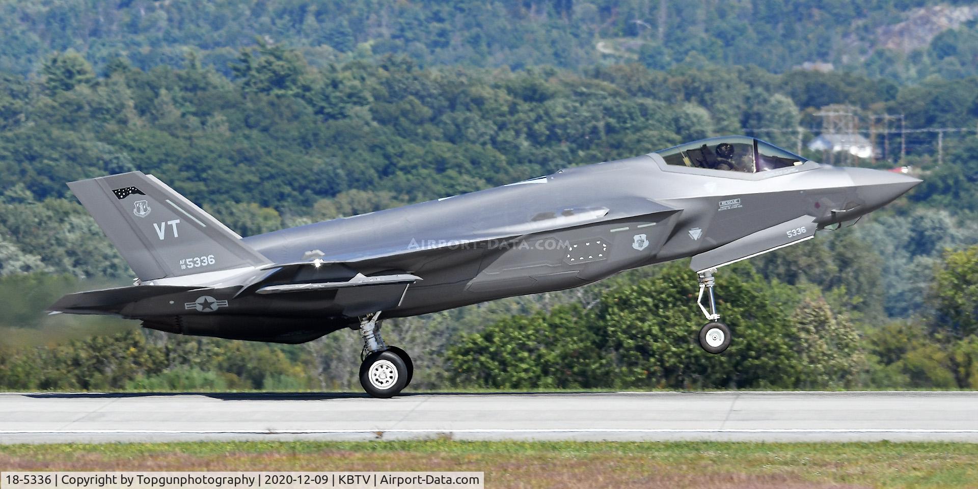 18-5336, 2017 Lockheed Martin F-35A Lightning II C/N AF-227, MUSKET32 touches down