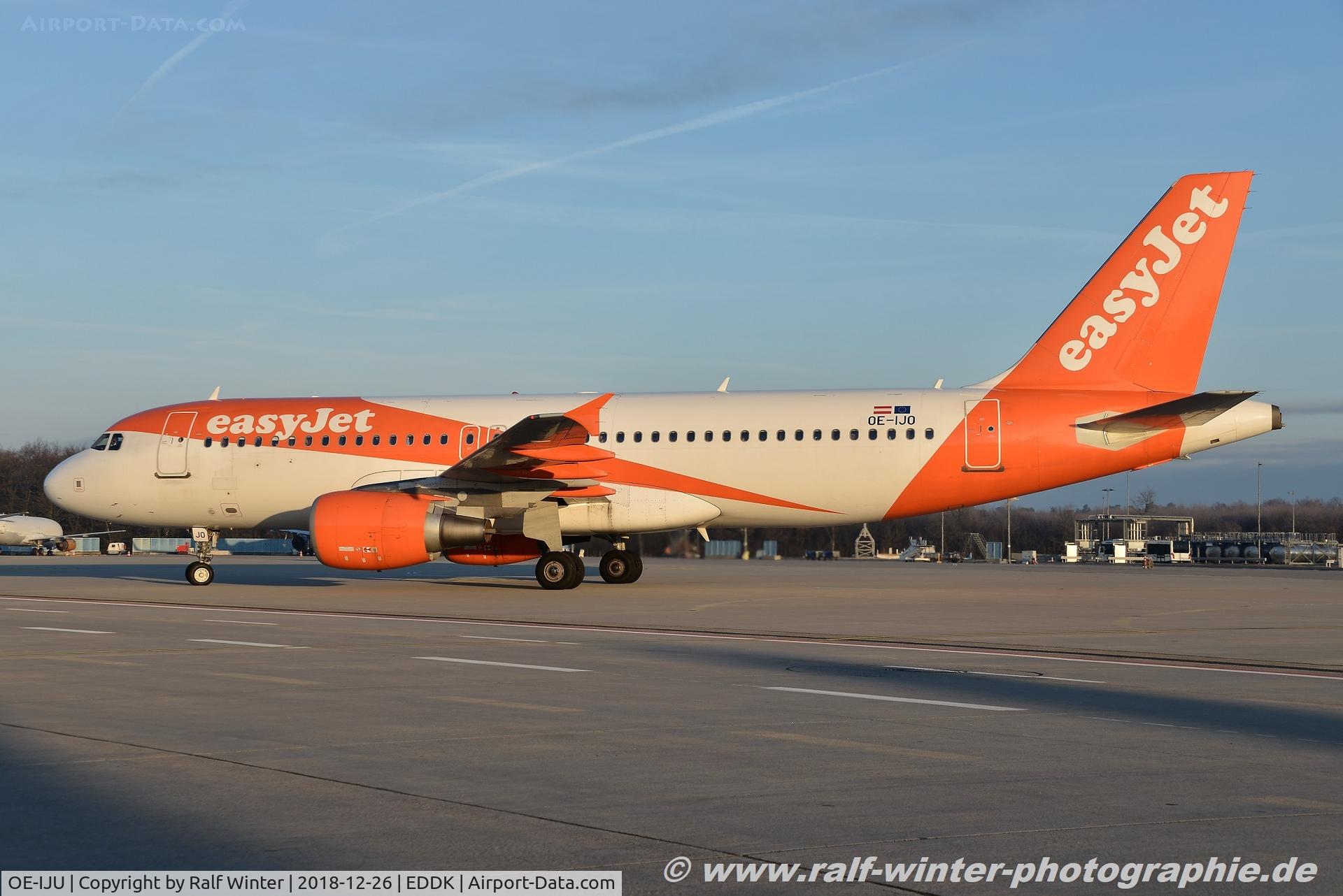 OE-IJU, 2016 Airbus A320-214 C/N 7460, Airbus A320-214 - EC EJU easyJet Europe - 7460 - OE-IJU - 26.12.2018 - CGN