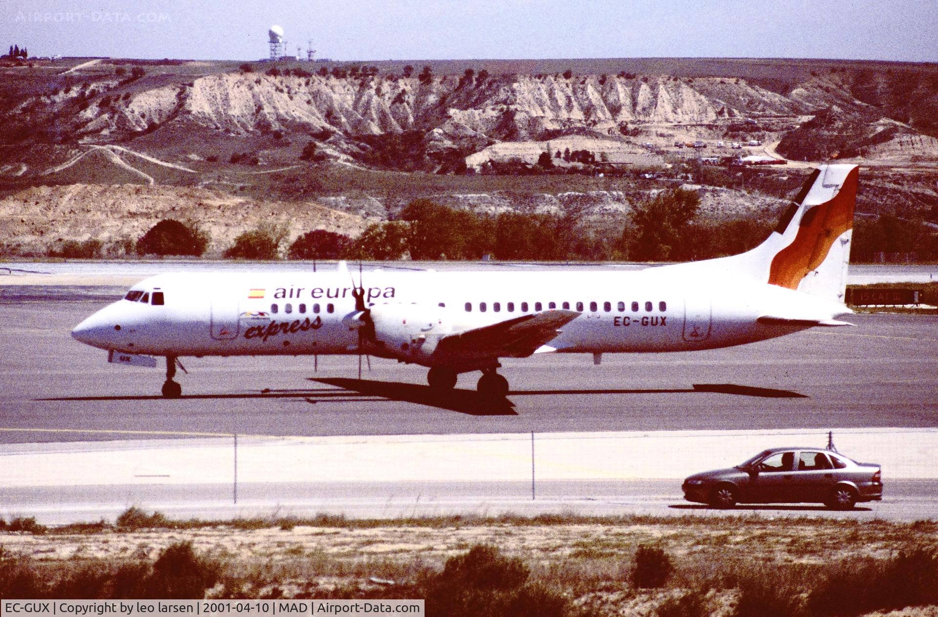 EC-GUX, 1990 British Aerospace ATP C/N 2024, Madrid 10.4.2001