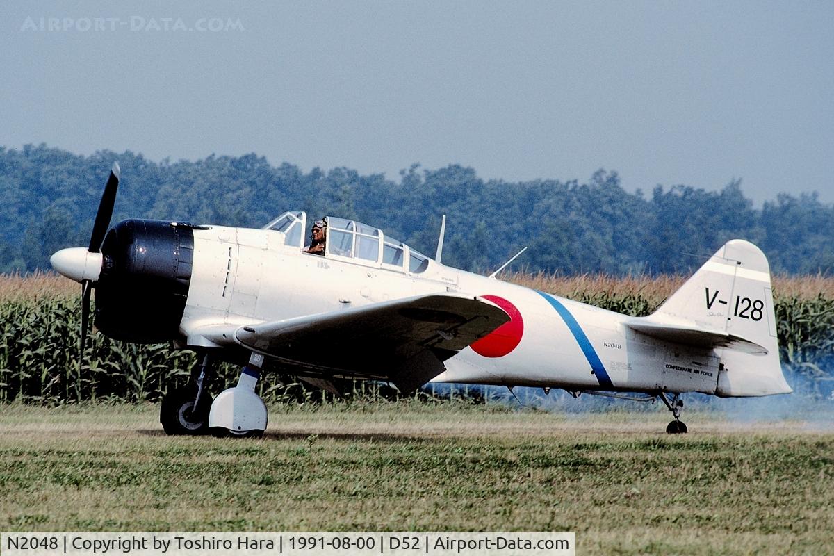 N2048, Canadian Car & Foundry Harvard 4 C/N CCF-4-20232, at Geneseo, Wings of Eagles Air Show 1991