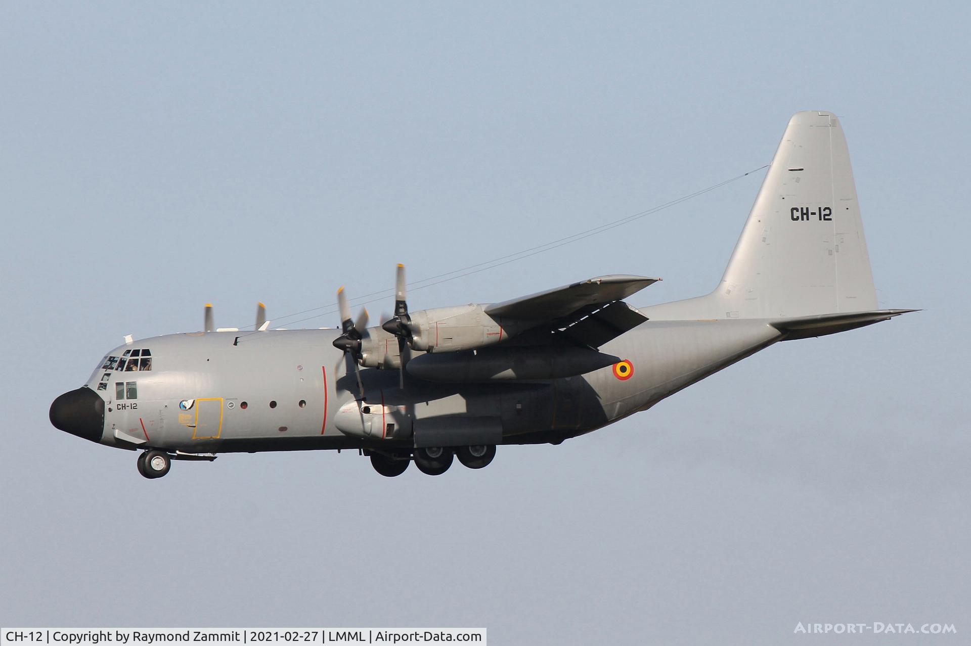 CH-12, 1971 Lockheed C-130H Hercules C/N 382-4483, Lockheed C-130H Hercules CH-12 Belgian Air Force