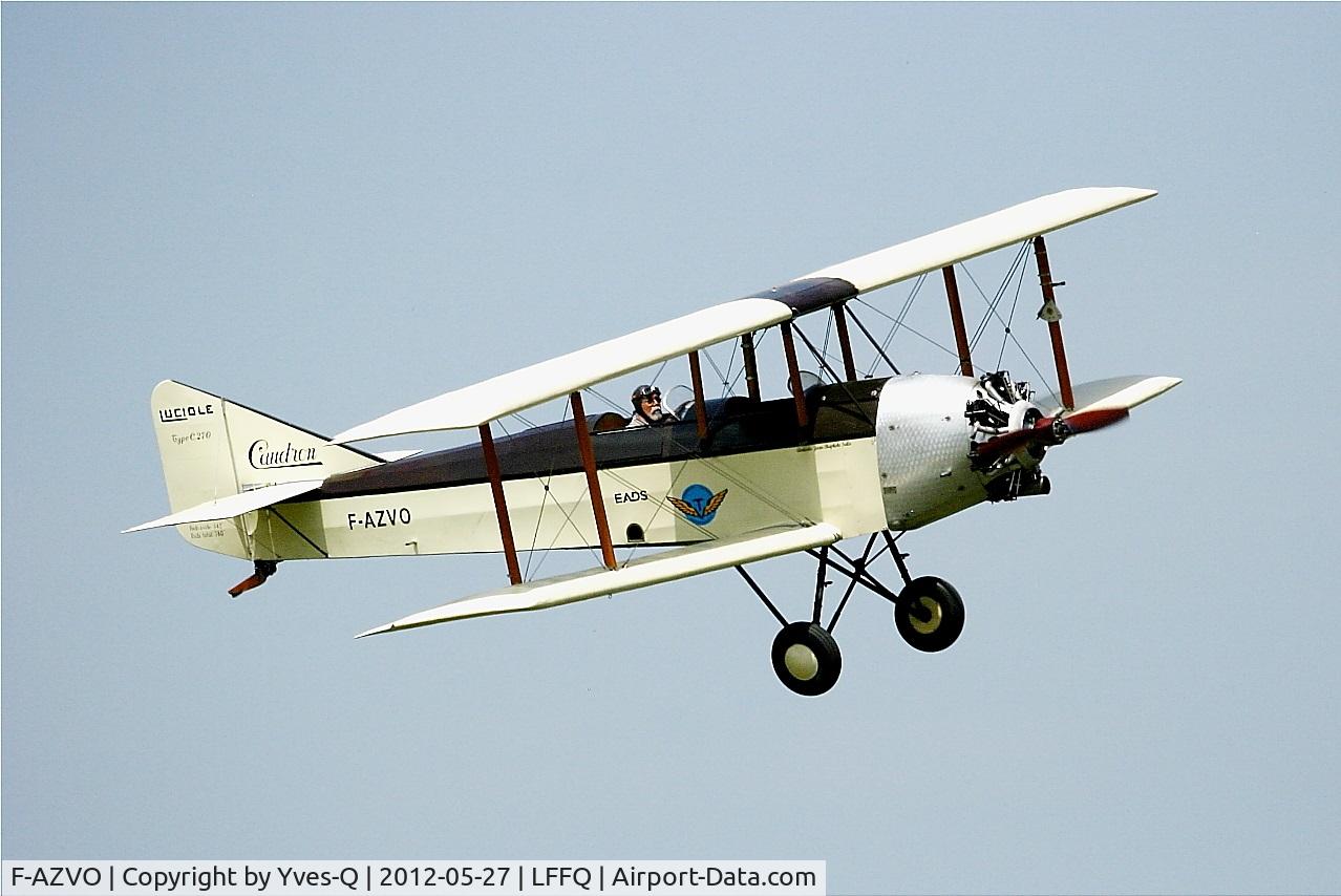 F-AZVO, 1932 Caudron C.270 Luciole C/N 6607/32, Caudron C.270 Luciole, on display, La Ferte-Alais Airfield (LFFQ) Open day 2012