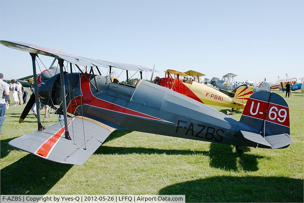 F-AZBS, 1938 Bucker Bu-133C Jungmeister C/N 16, Bucker Bu-133C Jungmeister, Static display, La Ferté-Alais airfield (LFFQ) Airshow 2012
