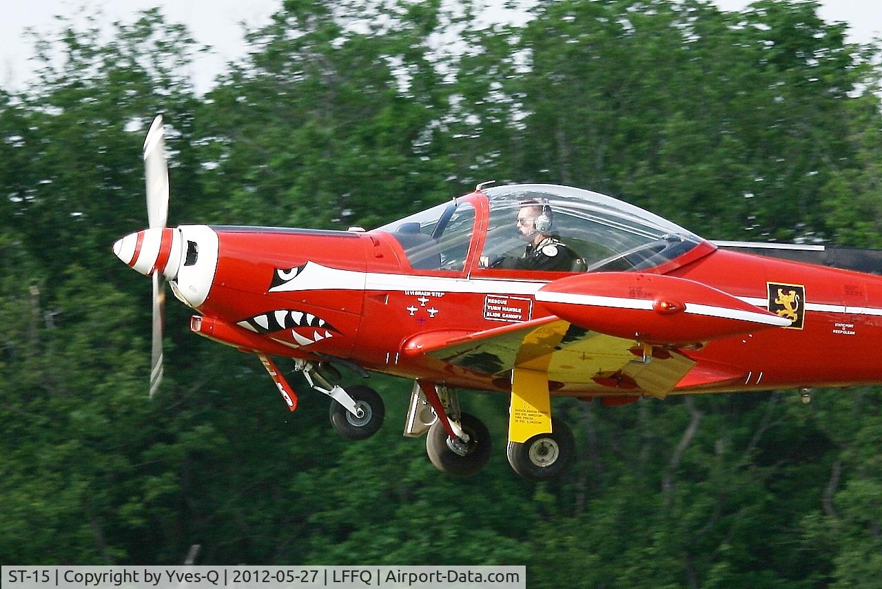 ST-15, SIAI-Marchetti SF-260M+ C/N 10-15, SIAI-Marchetti SF-260MB, Take off, La Ferté-Alais Airfield (LFFQ) Air Show 2012