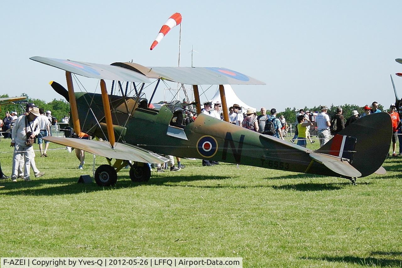 F-AZEI, 1941 De Havilland DH-82A Tiger Moth II C/N 84882, De Havilland DH-82A Tiger Moth II, Static display, La Ferté-Alais Airfield (LFFQ) Air Show 2012