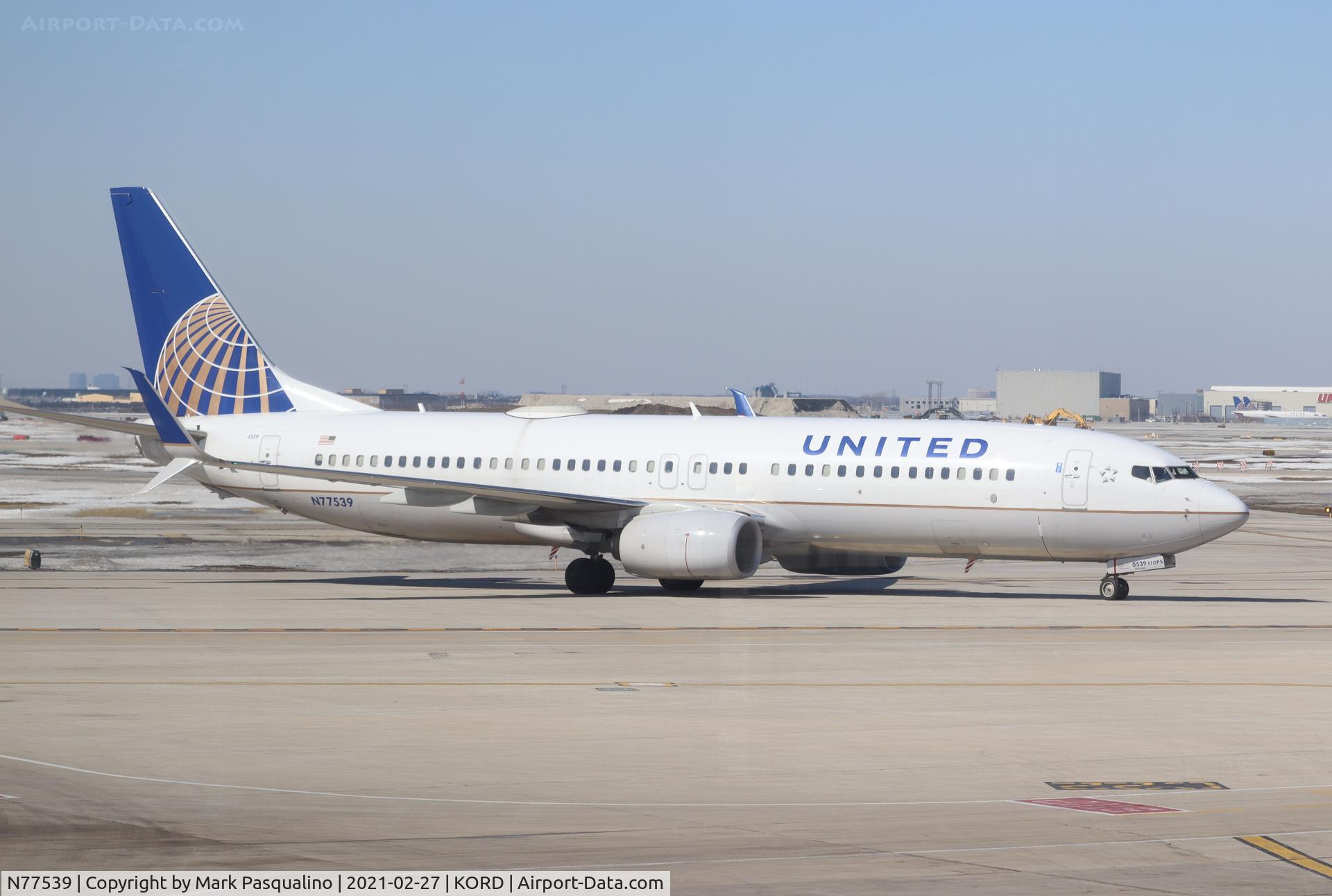 N77539, 2017 Boeing 737-800 C/N 63642, Boeing 737-824