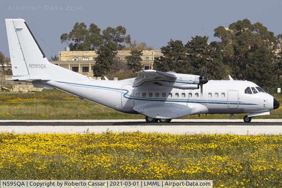 N595QA, 2004 CASA CN-235 C/N C-143, Runway 13