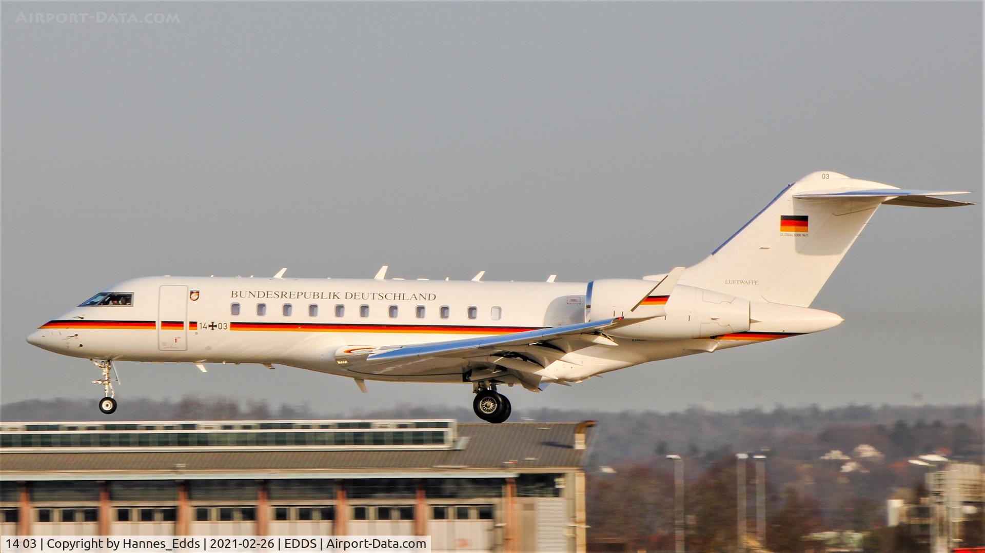 14 03, 2010 Bombardier BD-700-1A11 Global 5000 C/N 9411, Luftwaffe GLEX Low Pas