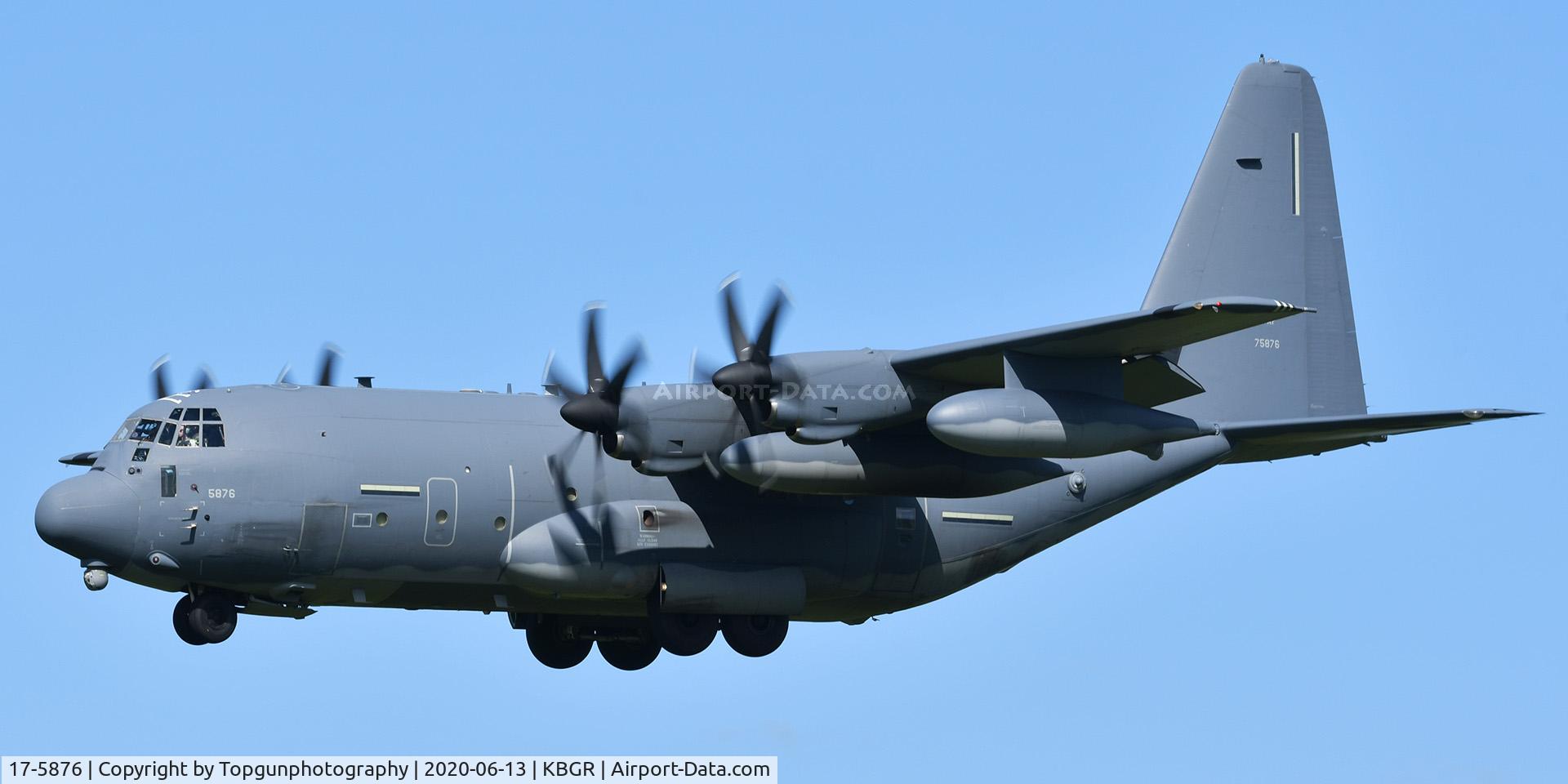 17-5876, 2016 Lockheed Martin MC-130J C/N 382-5876, REACH1008 of the 415th SOS out of Kirkland AFB landing at Bangor