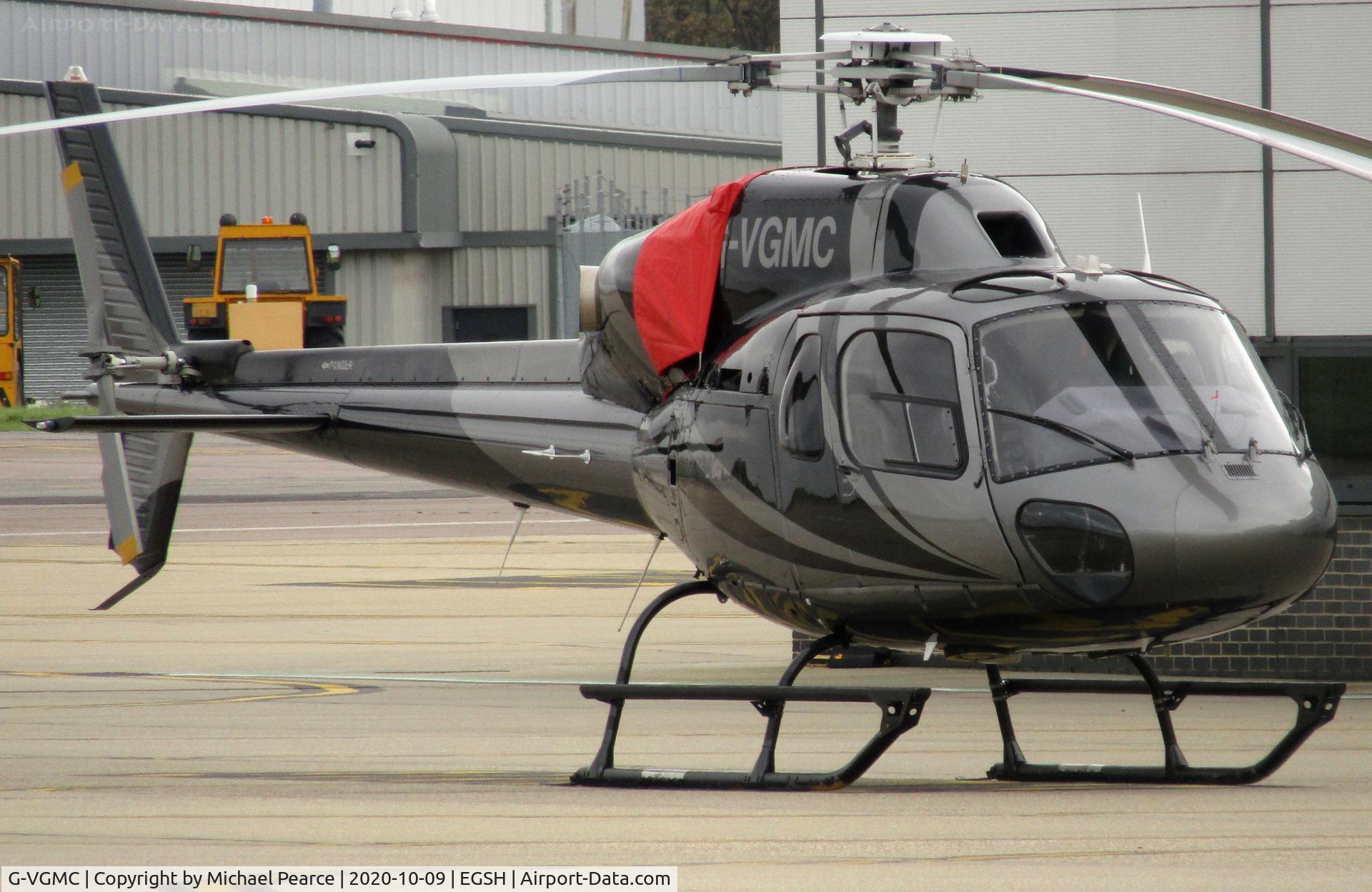 G-VGMC, 2001 Eurocopter AS-355N Ecureuil 2 C/N 5693, Parked at SaxonAir.