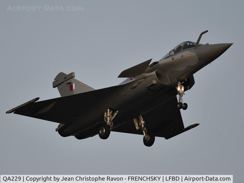 QA229, Dassault Rafale EQ C/N 24, QATAR AIR FORCE callsign Médoc 04