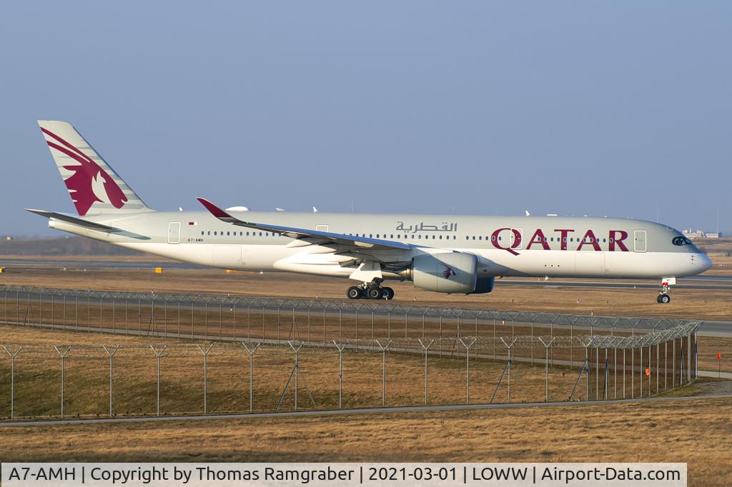 A7-AMH, 2018 Airbus A350-941 C/N 211, Qatar Airways Airbus A350-941