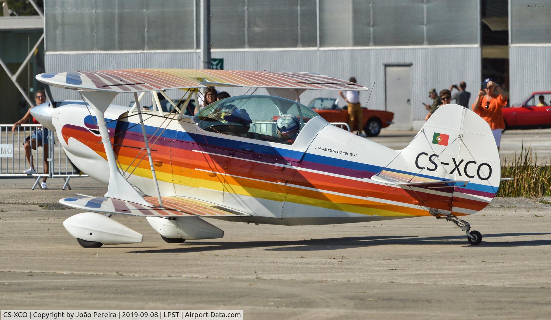 CS-XCO, 1989 Christen Eagle II C/N DHM001, This photograph was taken at an event at Base Aerea nº1 in Sintra.