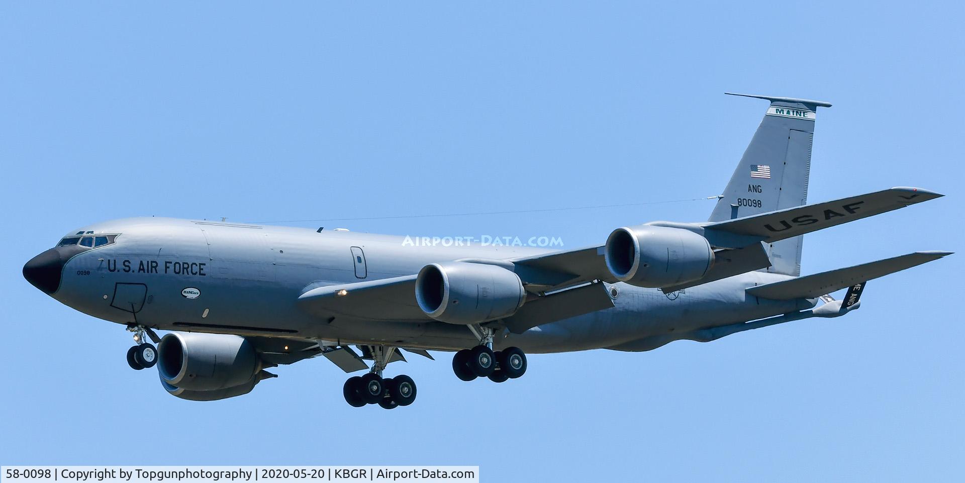 58-0098, 1958 Boeing KC-135R Stratotanker C/N 17843, MAINE84 Heavy