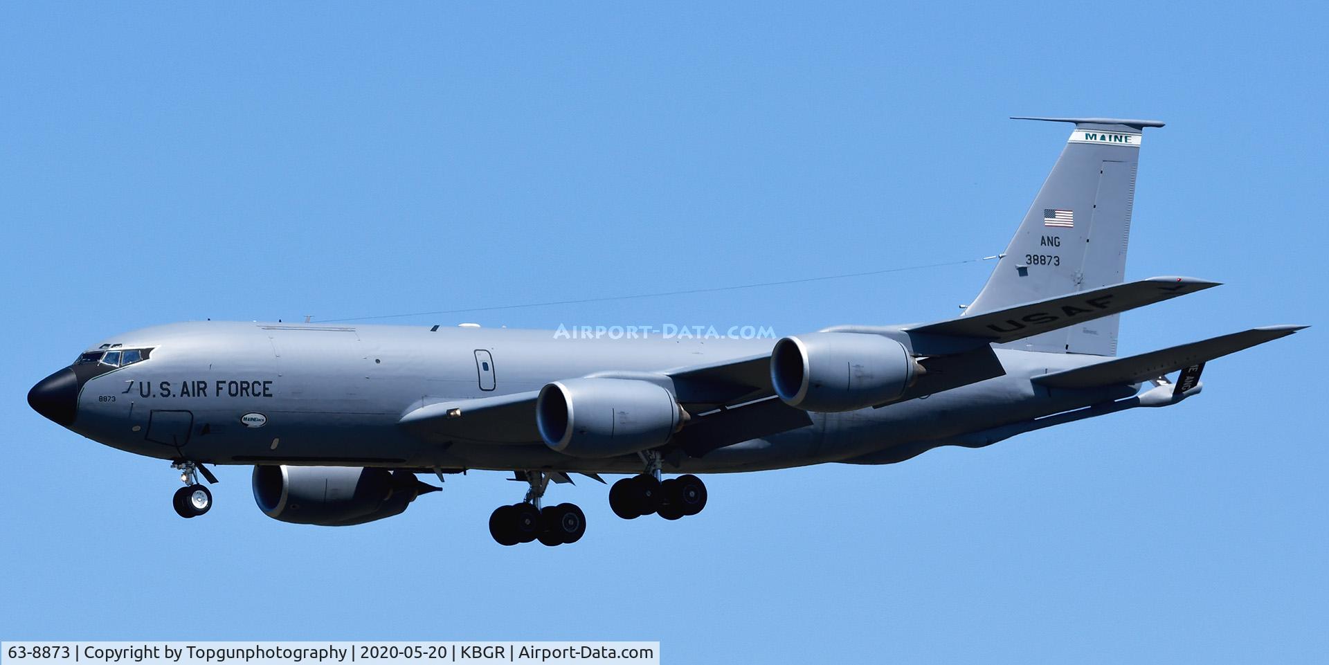 63-8873, 1963 Boeing KC-135R Stratotanker C/N 18721, MAINE83 Heavy