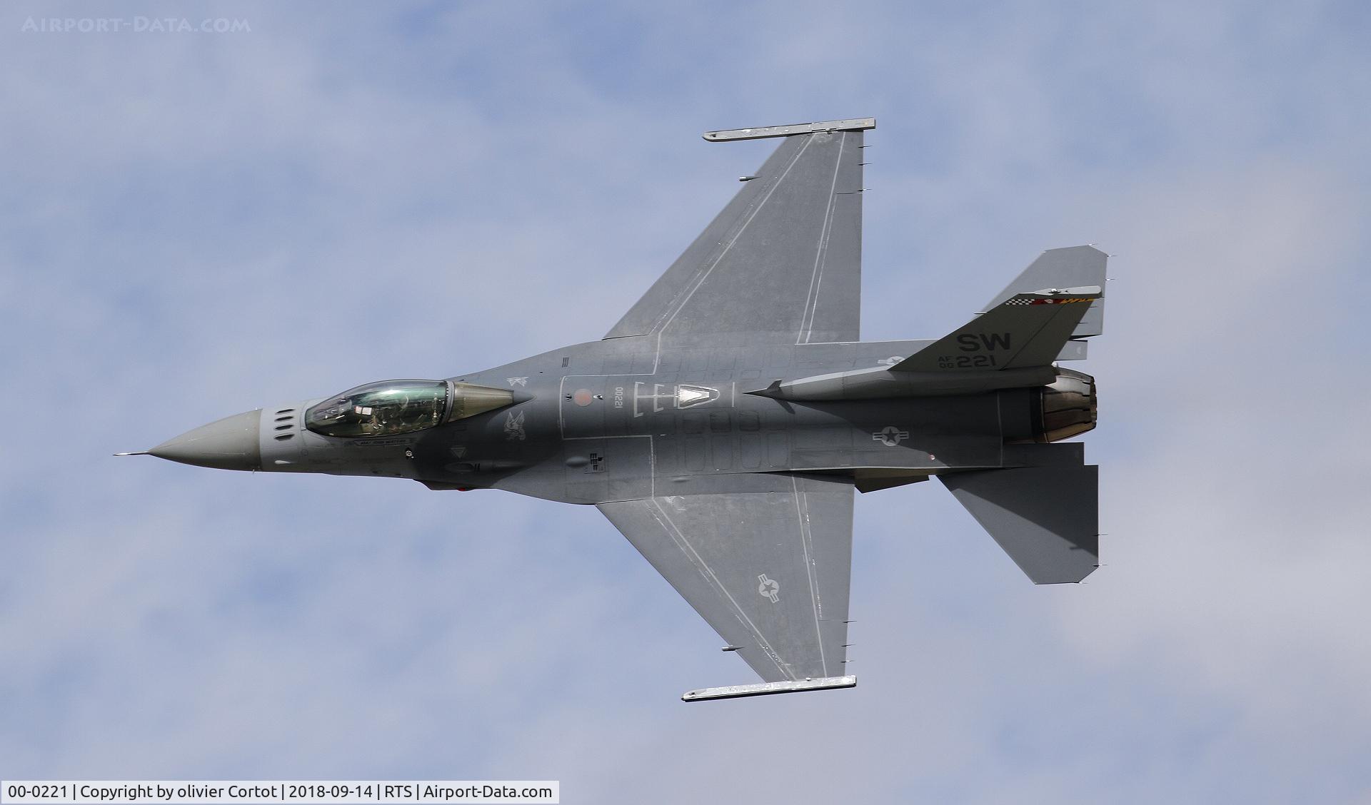 00-0221, Lockheed Martin F-16CM Fighting Falcon C/N CC-183, Reno 2018