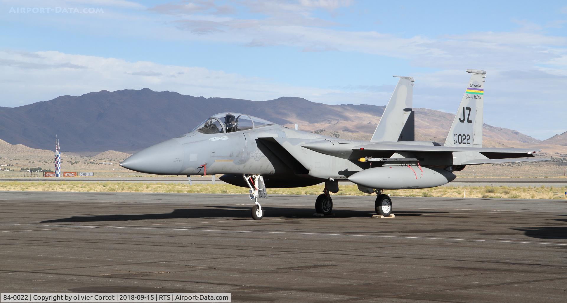 84-0022, 1984 McDonnell Douglas F-15C Eagle C/N 0932/C325, Reno air races 2018