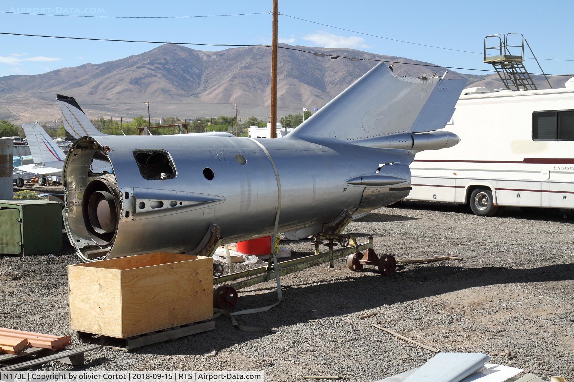 N17JL, 1963 PZL-Mielec Lim-6bis (MiG-17) C/N 1J0510, remains found in Reno, 2018