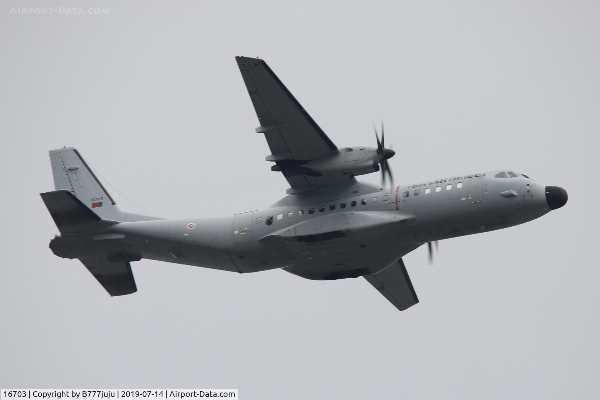 16703, CASA C-295M C/N 047, during French Parade over Paris