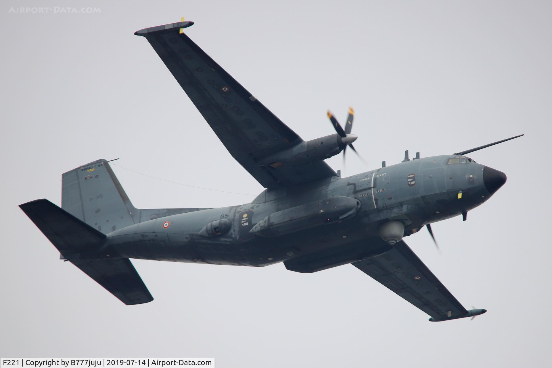 F221, Transall C-160G Gabriel C/N 221, during French Parade over Paris