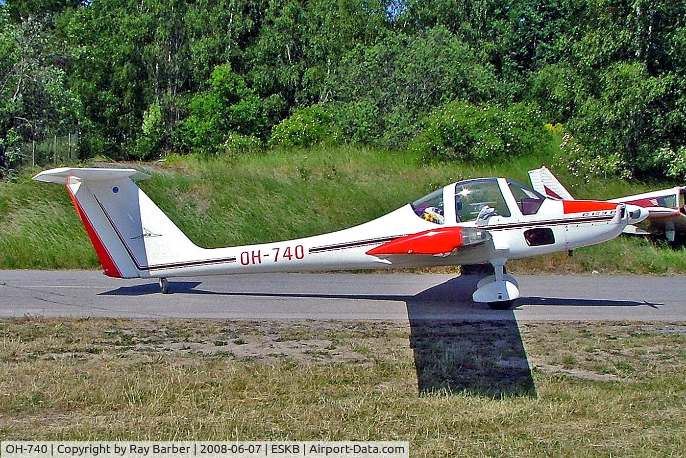 OH-740, 1986 Grob G-109B C/N 6413, OH-740   Grob G.109B [6413] Stockholm-Barkarby~SE 07/06/2008