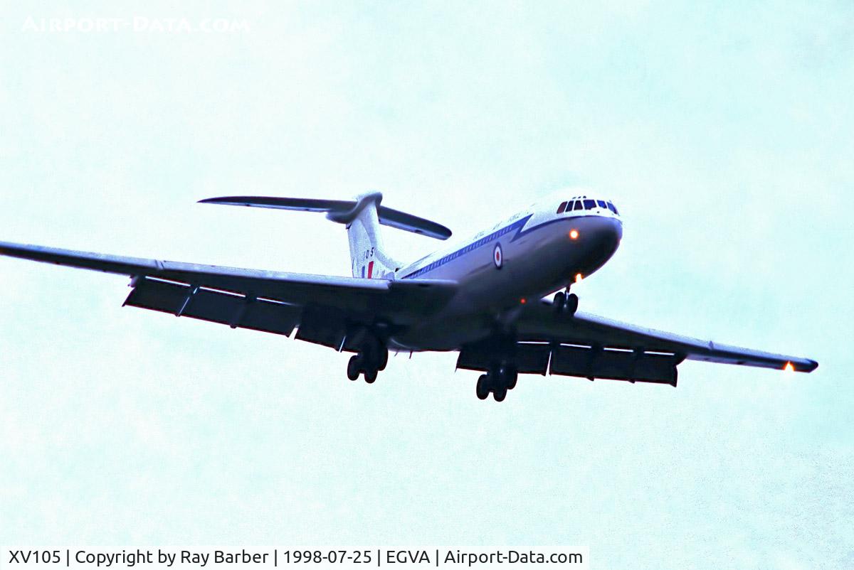 XV105, 1967 BAC Vickers VC10 C.1K C/N 835, XV105   Vickers VC.10 C.1  [835] (Royal Air Force) RAF Fairford~G 25/07/1998