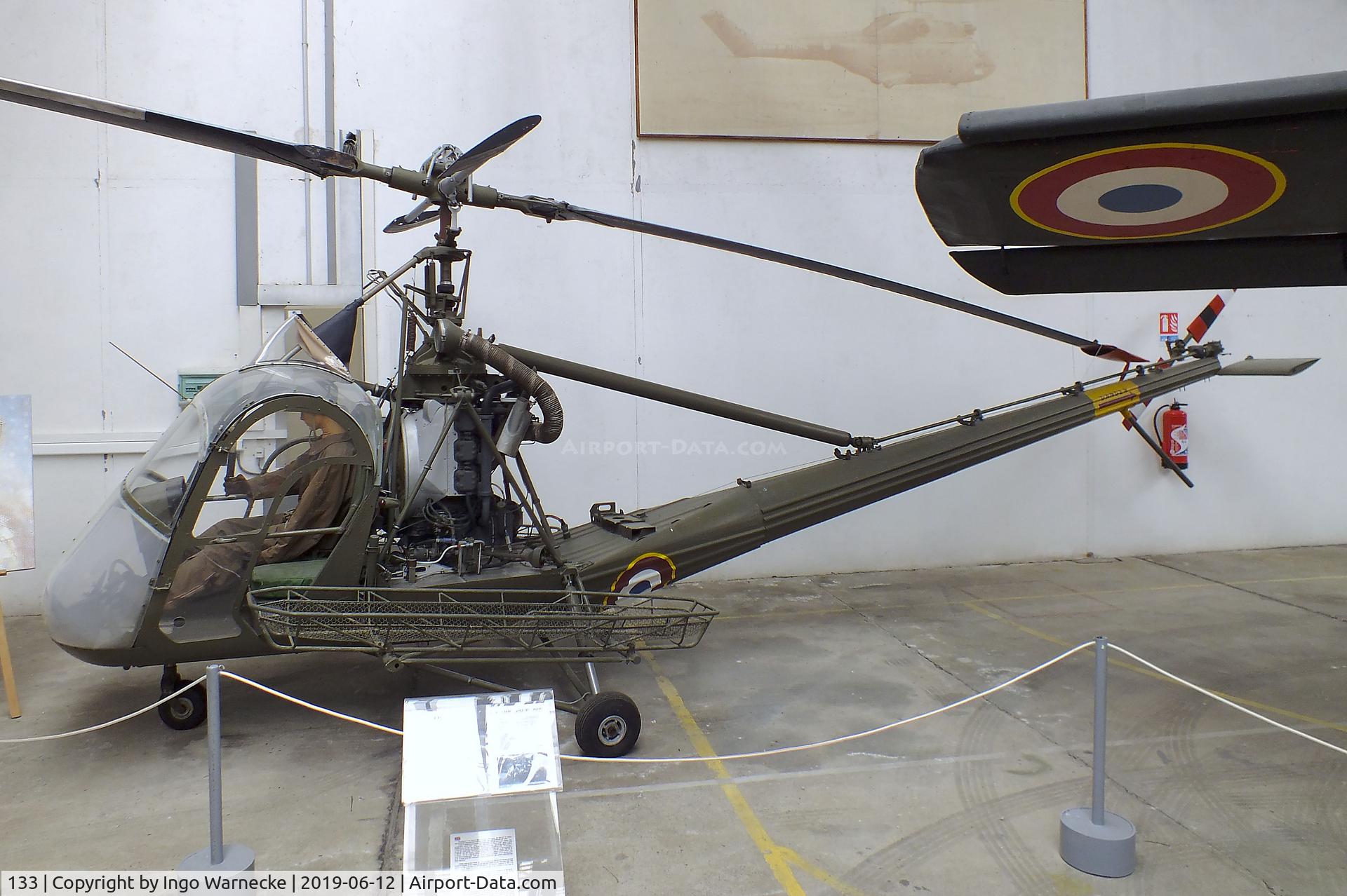 133, Hiller UH-12A C/N 133, Hiller UH-12A at the Musee de l'ALAT et de l'Helicoptere, Dax
