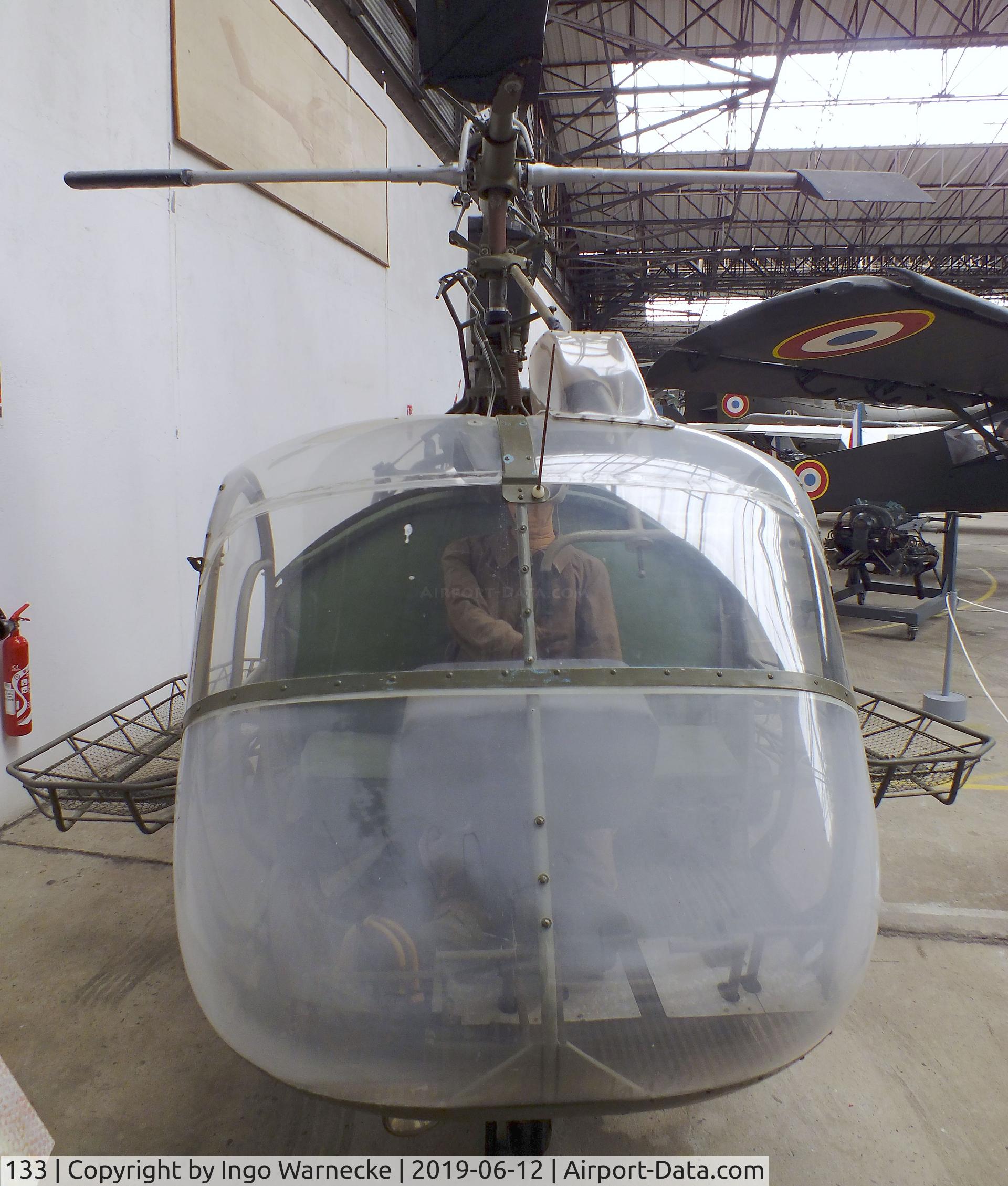 133, Hiller UH-12A C/N 133, Hiller UH-12A at the Musee de l'ALAT et de l'Helicoptere, Dax