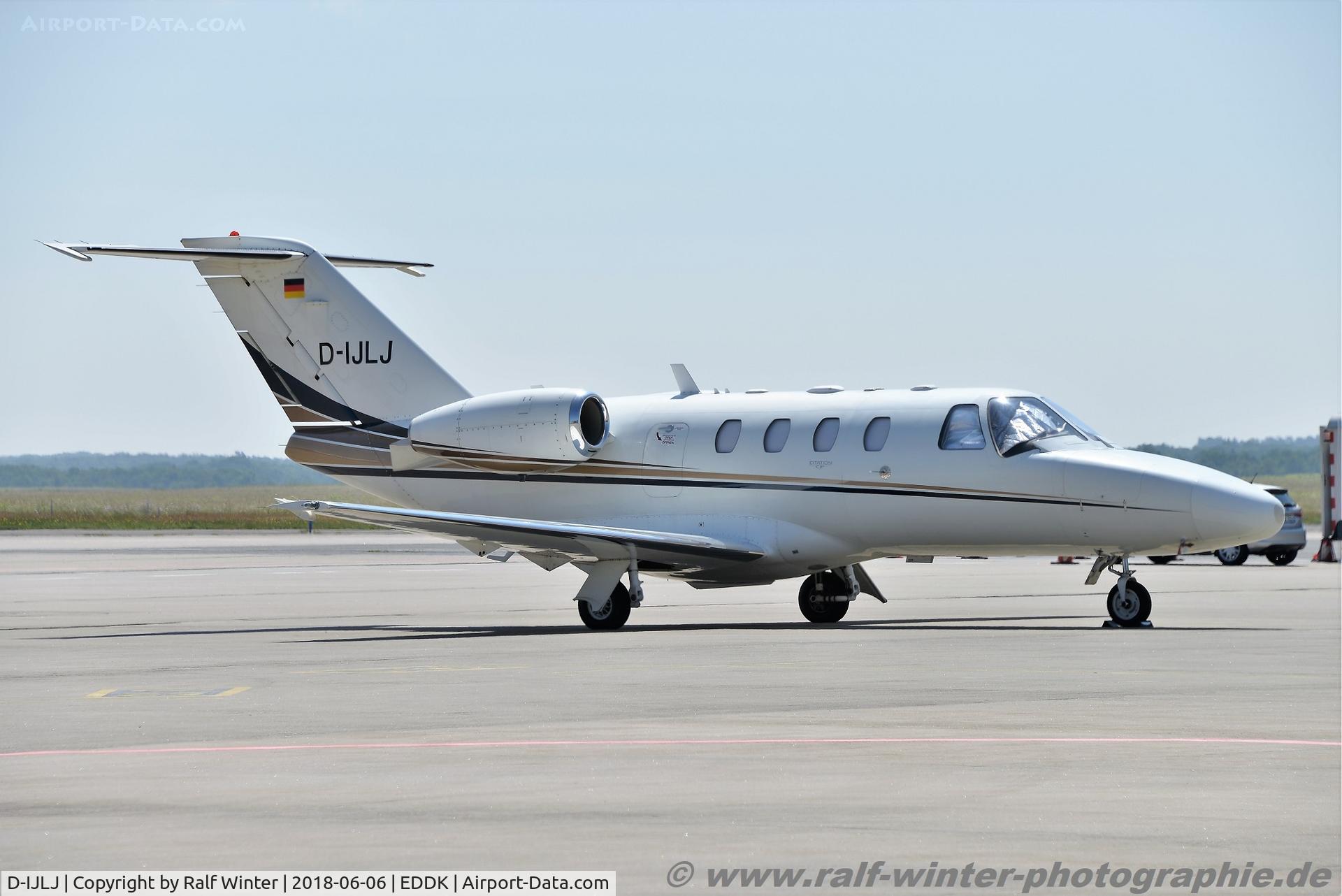 D-IJLJ, 2007 Cessna 525 CitationJet CJ1+ C/N 525-0644, Cessna 525 CitationJet CJ1 - Private - 5250644 - D-IJLJ - 06.06.2018 - CGN
