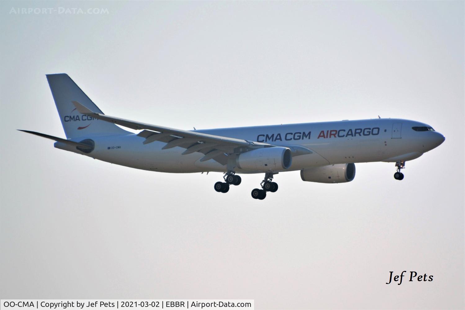 OO-CMA, 2015 Airbus A330-243F C/N 1688, OO-CMA in final at Brussels Airport.