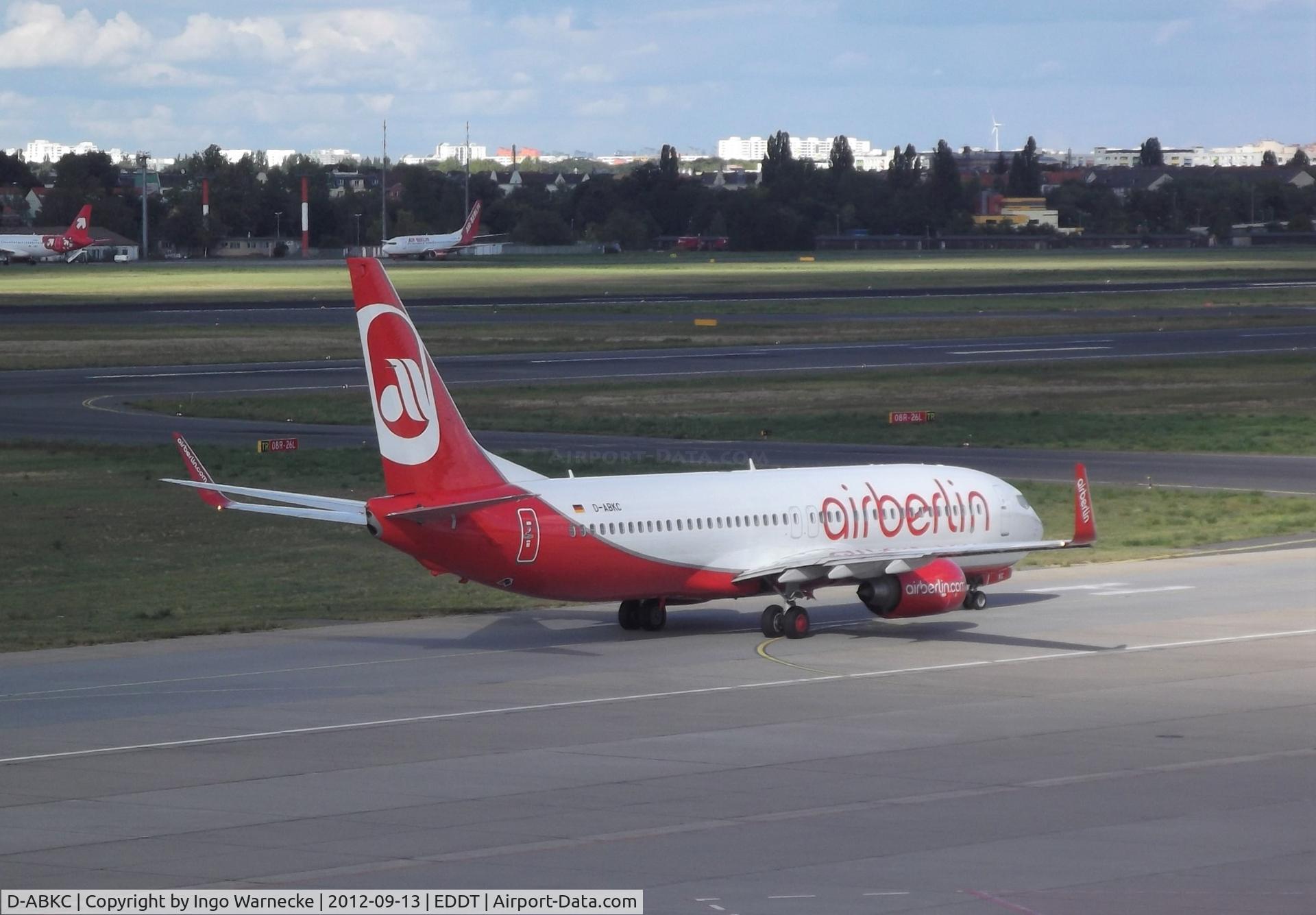 D-ABKC, 2008 Boeing 737-86J C/N 37741, Boeing 737-86J of airberlin at Berlin-Tegel airport
