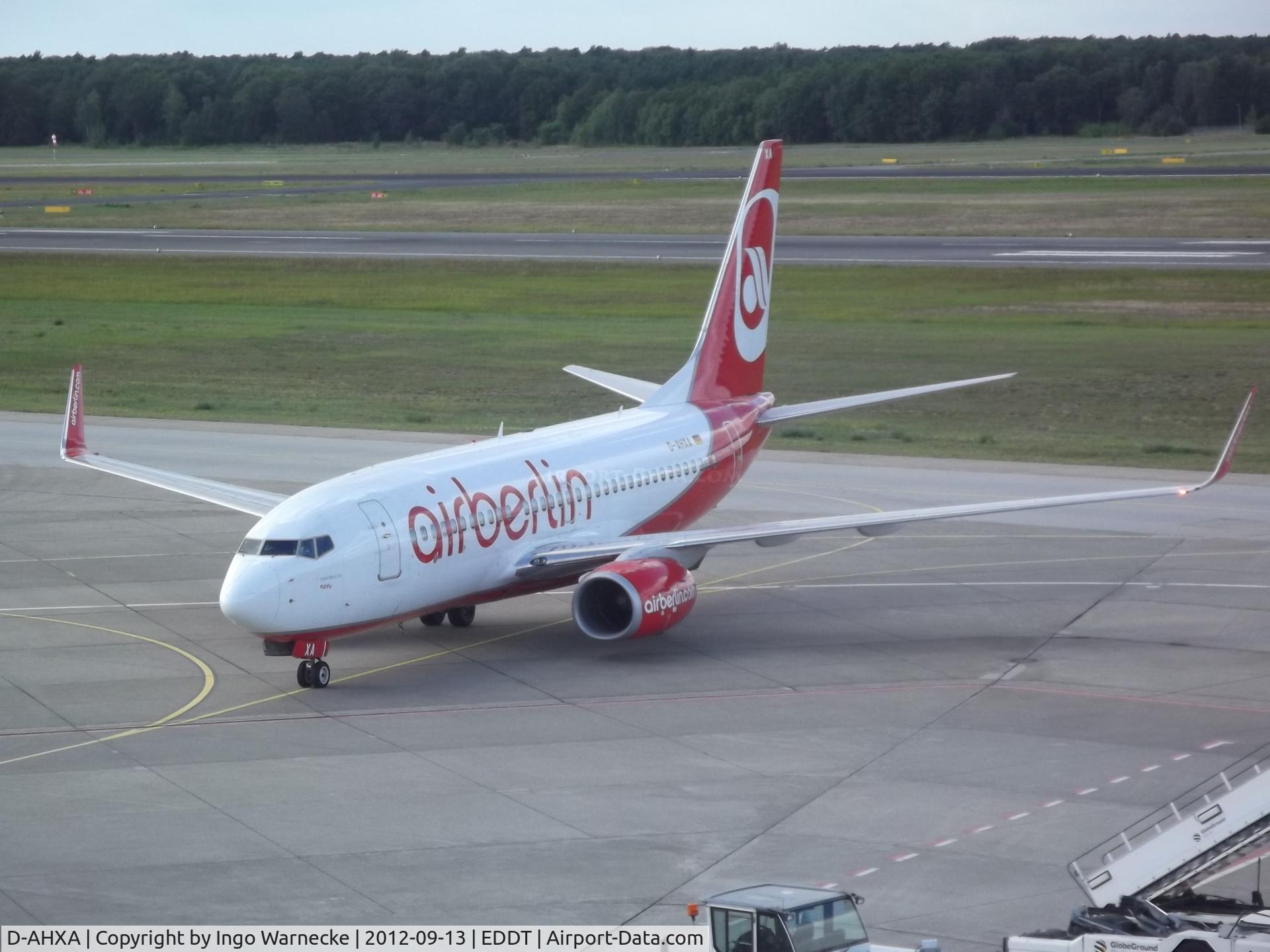 D-AHXA, 2007 Boeing 737-7K5 C/N 30714, Boeing 737-7K5 of airberlin at Berlin-Tegel airport