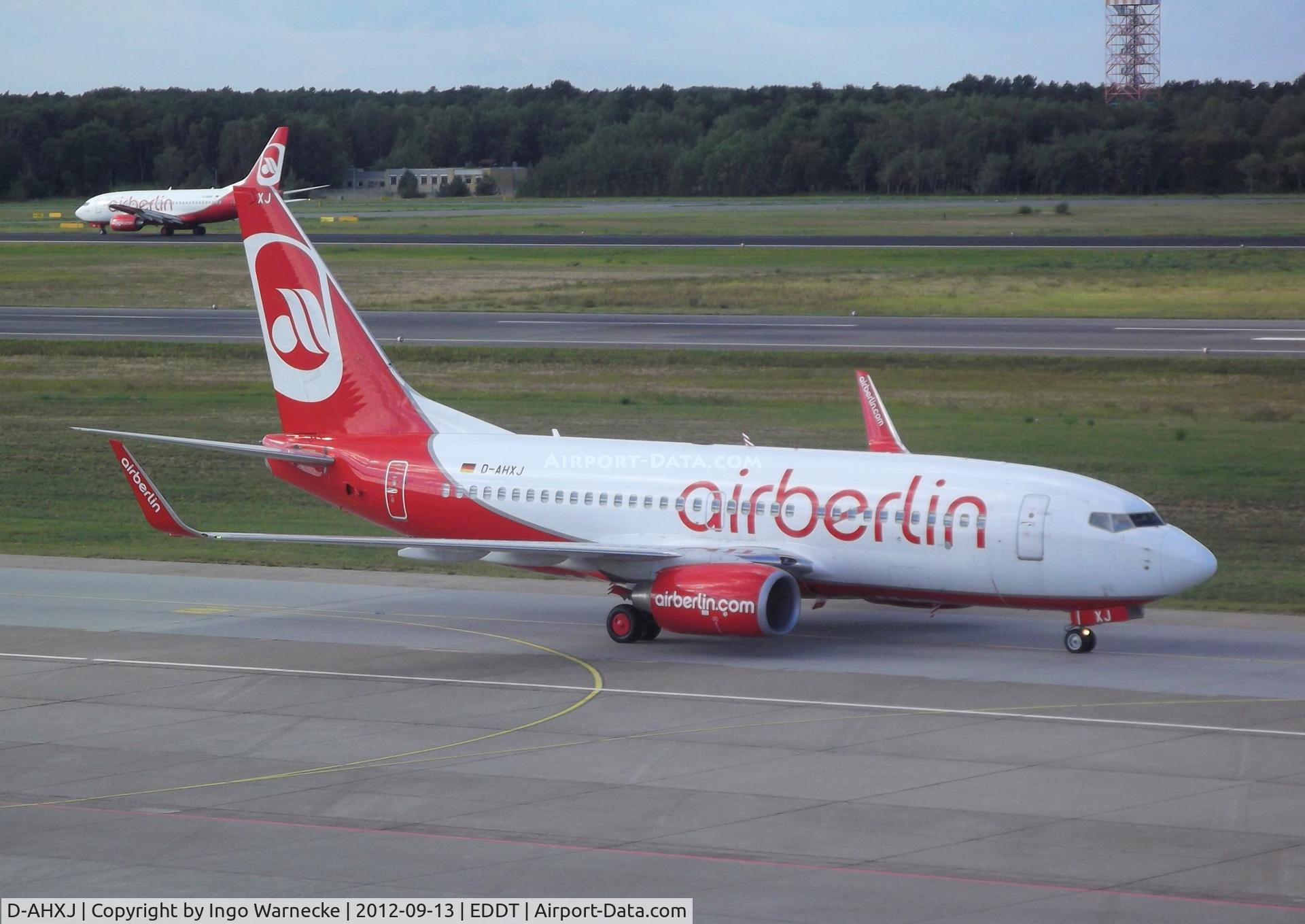 D-AHXJ, 2008 Boeing 737-7Q8 C/N 35277, Boeing 737-7QB of airberlin at Berlin-Tegel airport