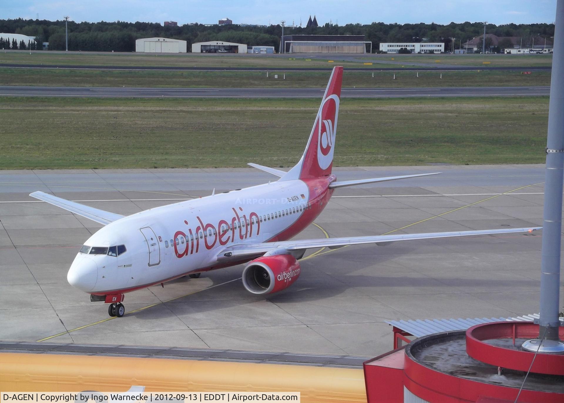 D-AGEN, 1998 Boeing 737-75B C/N 28100, Boeing 737-75B of airberlin at Berlin-Tegel airport