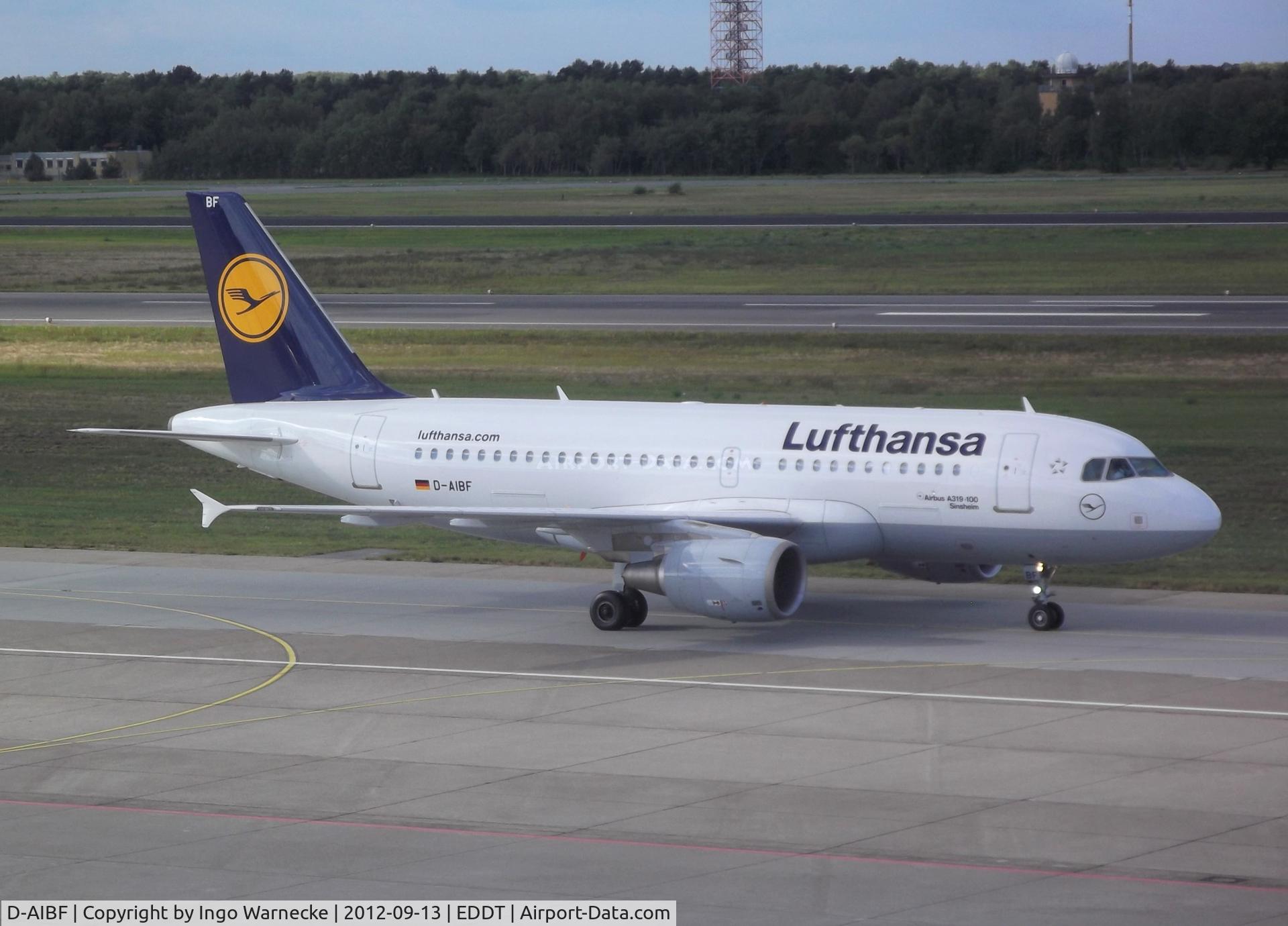 D-AIBF, 2011 Airbus A319-112 C/N 4796, Airbus A319-112 of Lufthansa at Berlin-Tegel airport