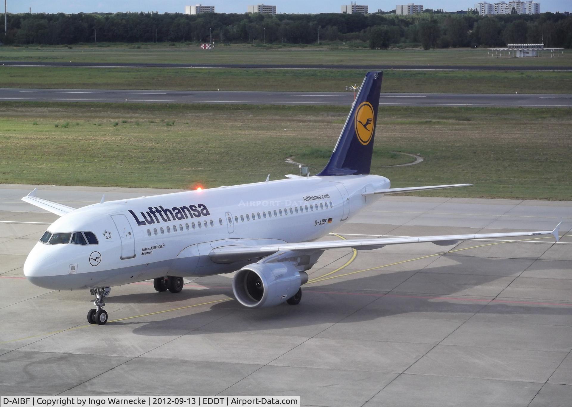 D-AIBF, 2011 Airbus A319-112 C/N 4796, Airbus A319-112 of Lufthansa at Berlin-Tegel airport