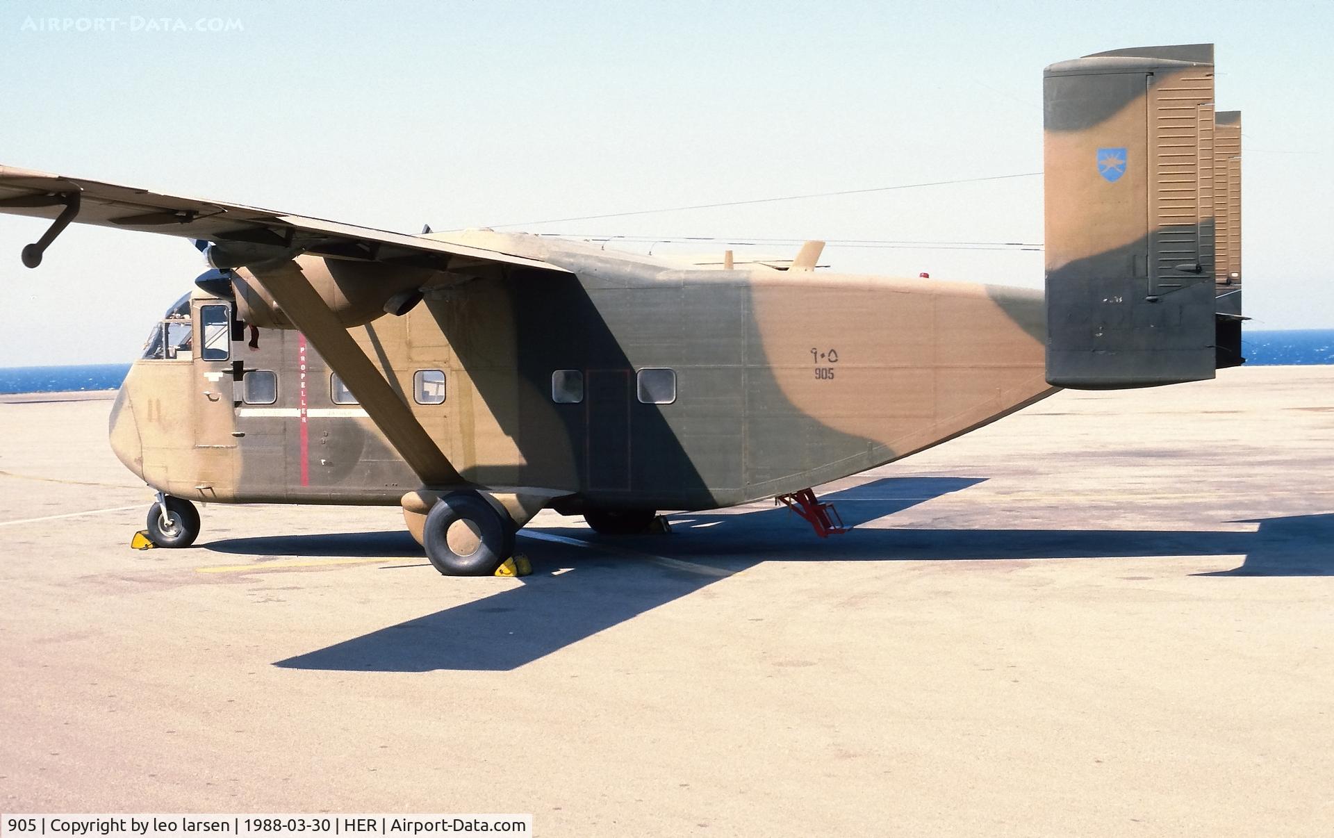 905, 1970 Short SC-7-3M-400 Skyvan C/N SH.1878, Heraklion 30.3.1988