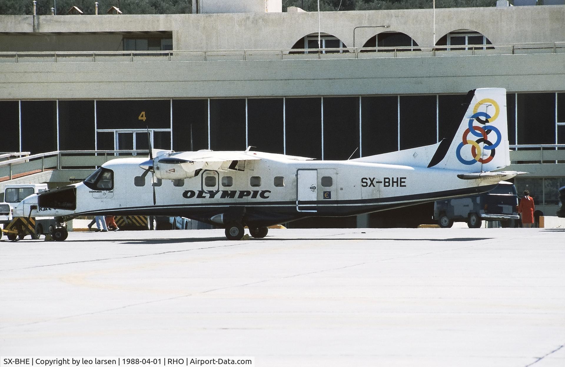 SX-BHE, 1985 Dornier 228-201 C/N 8050, Rhodos 1.4.1988