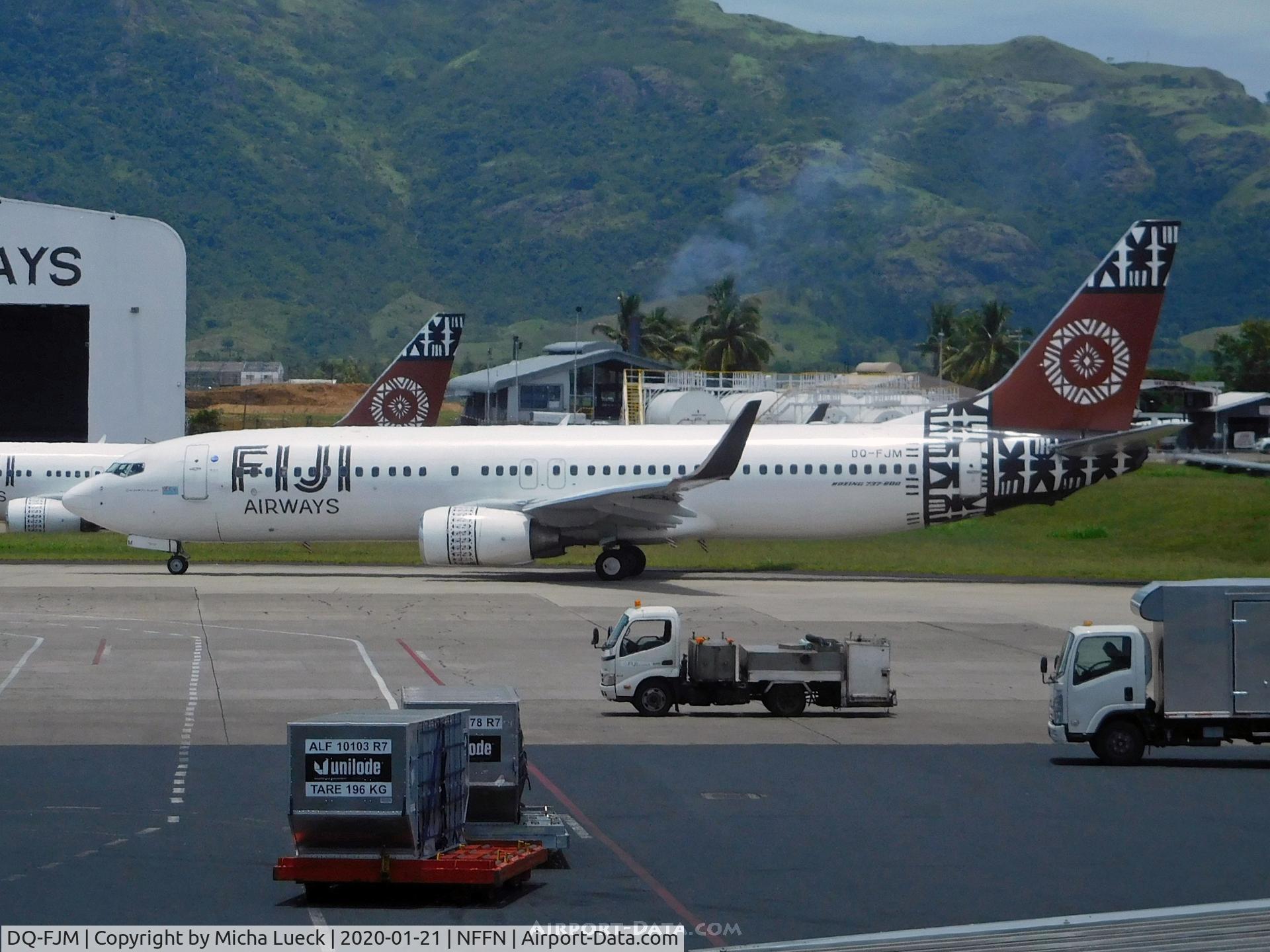 DQ-FJM, 2010 Boeing 737-86J C/N 37754, At Nadi