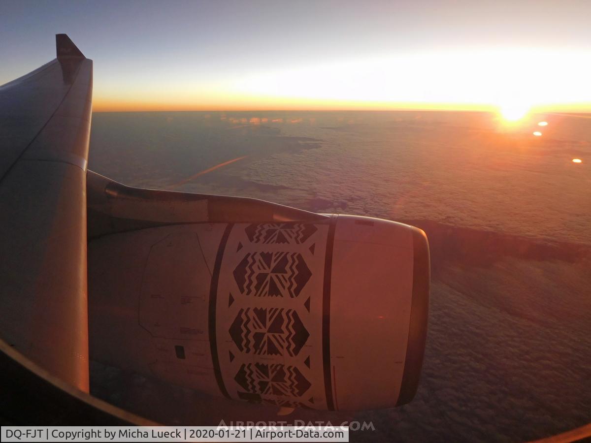 DQ-FJT, 2013 Airbus A330-243 C/N 1394, Sunset (NAN-NRT)
